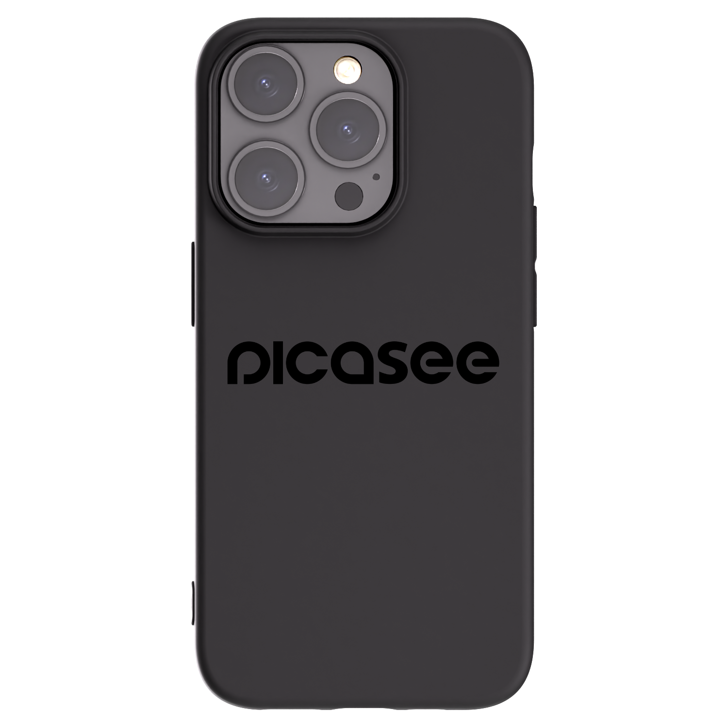 Picasee silikonski črni ovitek za Apple iPhone 15 Pro - Picasee - new logo - black