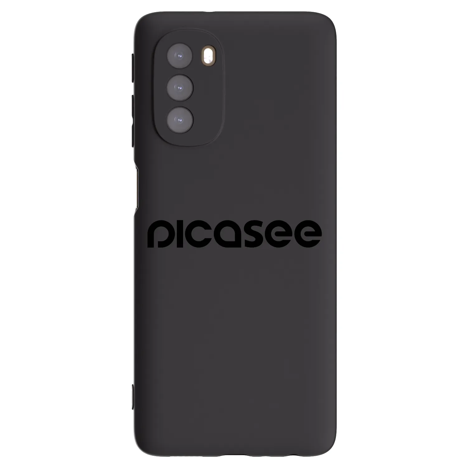 Picasee silikonski črni ovitek za Motorola Moto G51 - Picasee - new logo - black