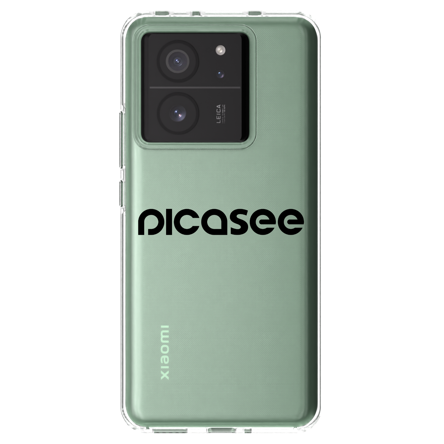 Picasee silikonski prozorni ovitek za Xiaomi 13T Pro - Picasee - new logo - black