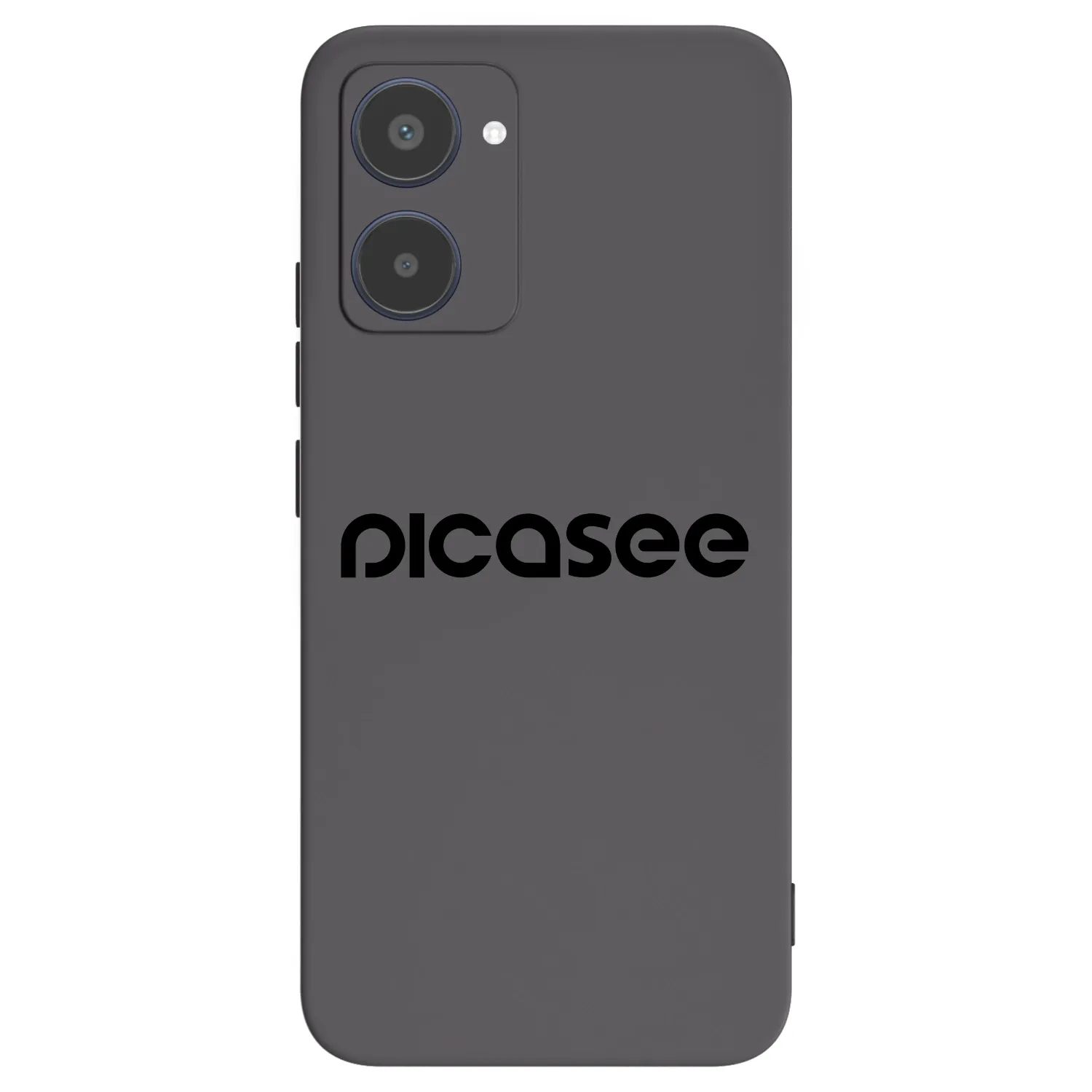 Picasee silikonski črni ovitek za Realme 10 4G - Picasee - new logo - black