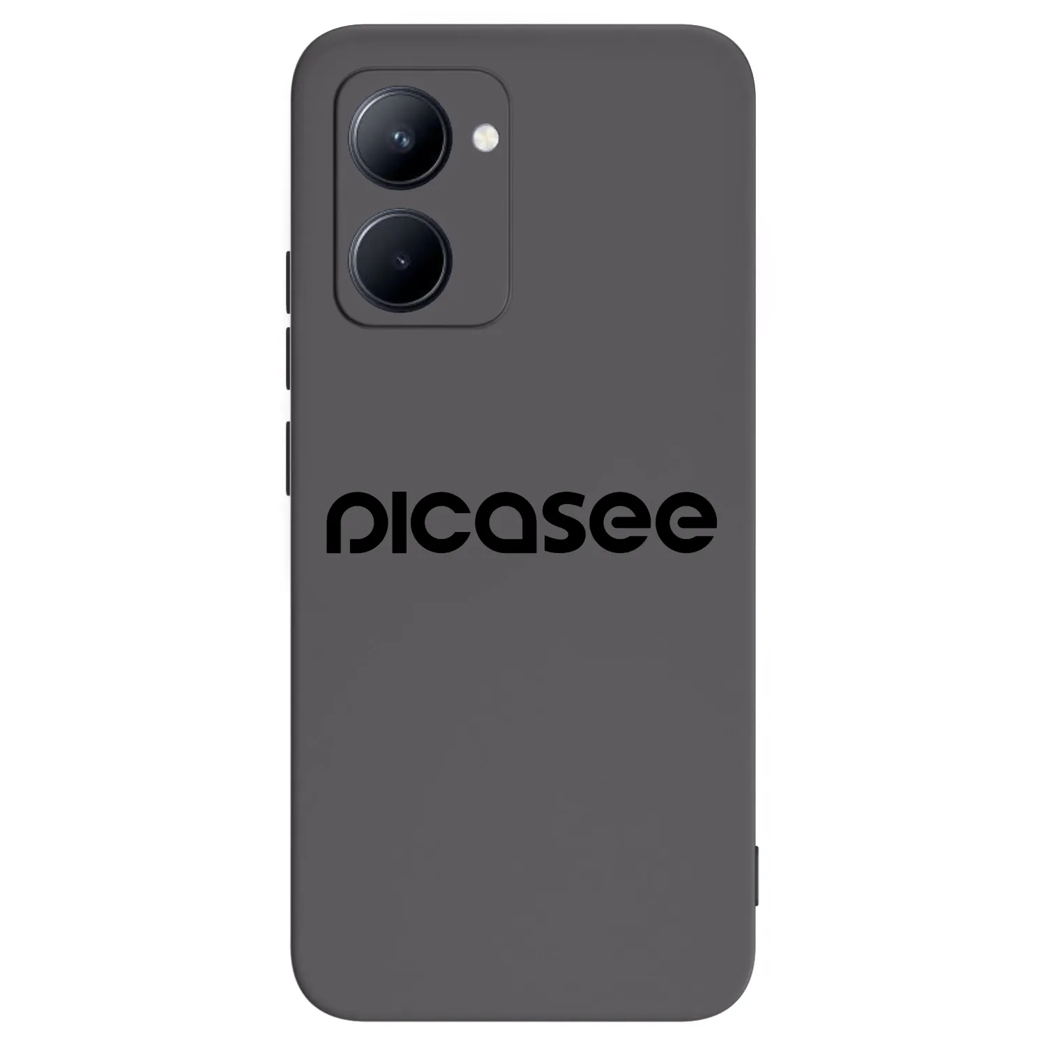 Picasee silikonski črni ovitek za Realme C33 (2023) - Picasee - new logo - black