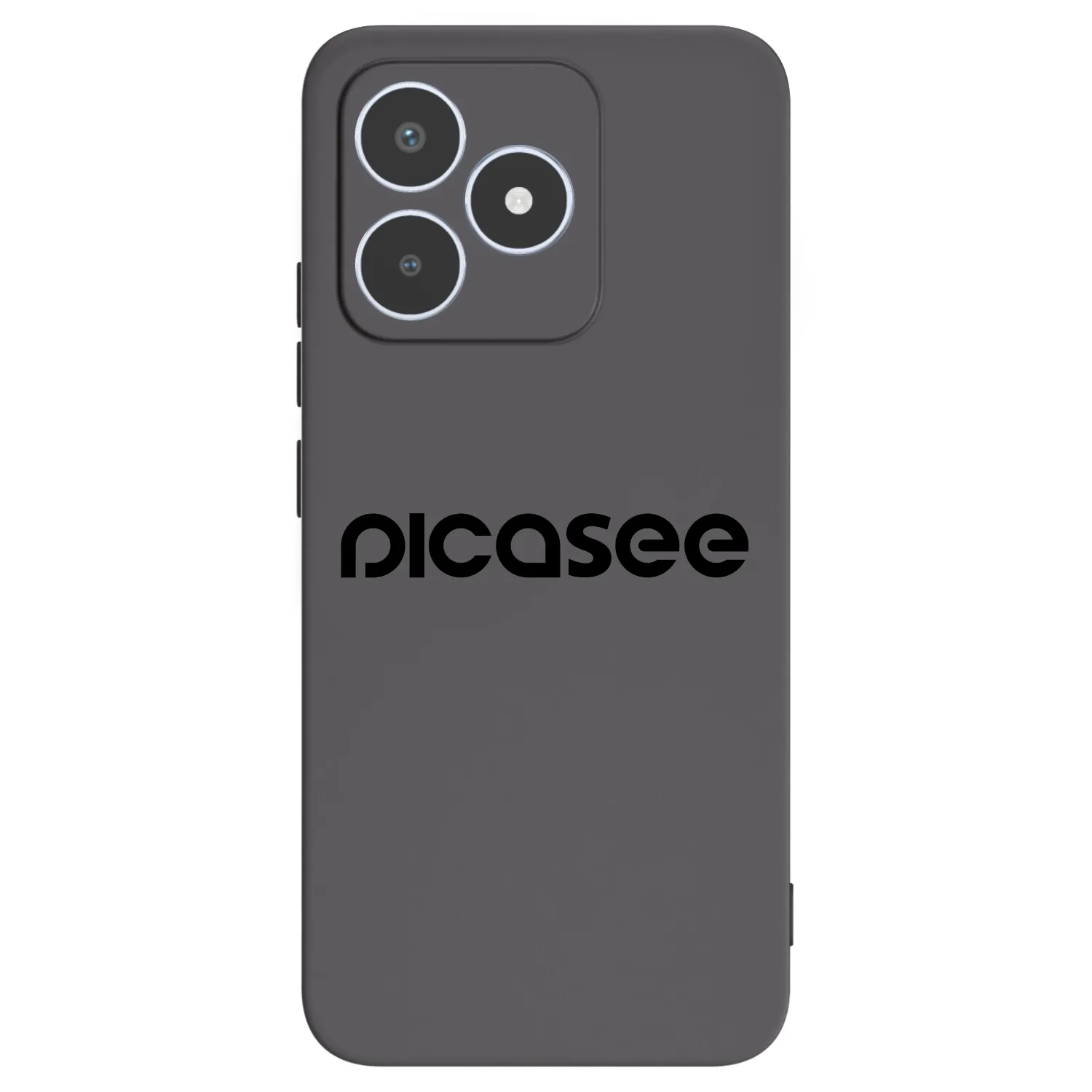 Picasee silikonski črni ovitek za Realme C53 - Picasee - new logo - black
