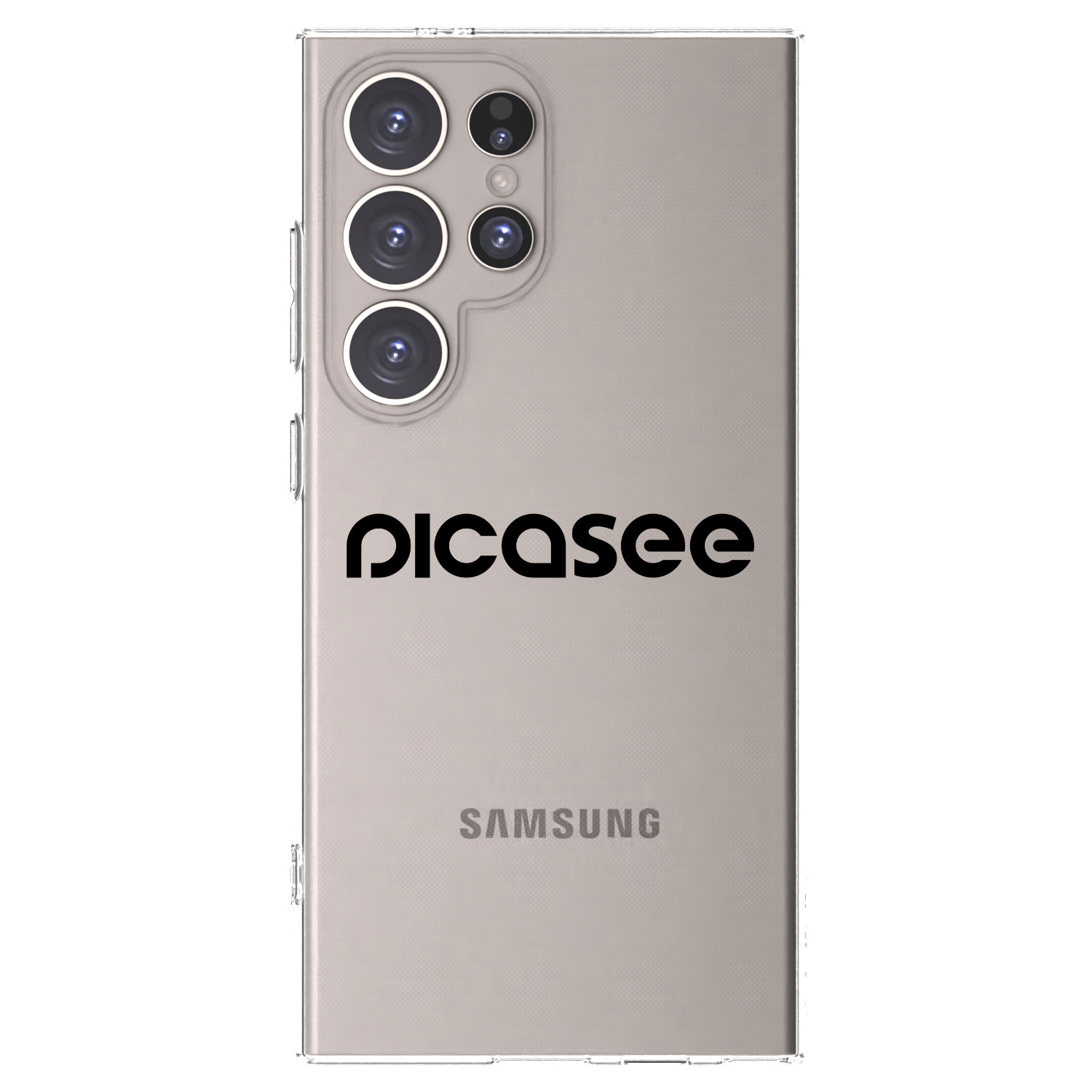 Picasee silikonski prozorni ovitek za Samsung Galaxy S24 Ultra S928B 5G - Picasee - new logo - black