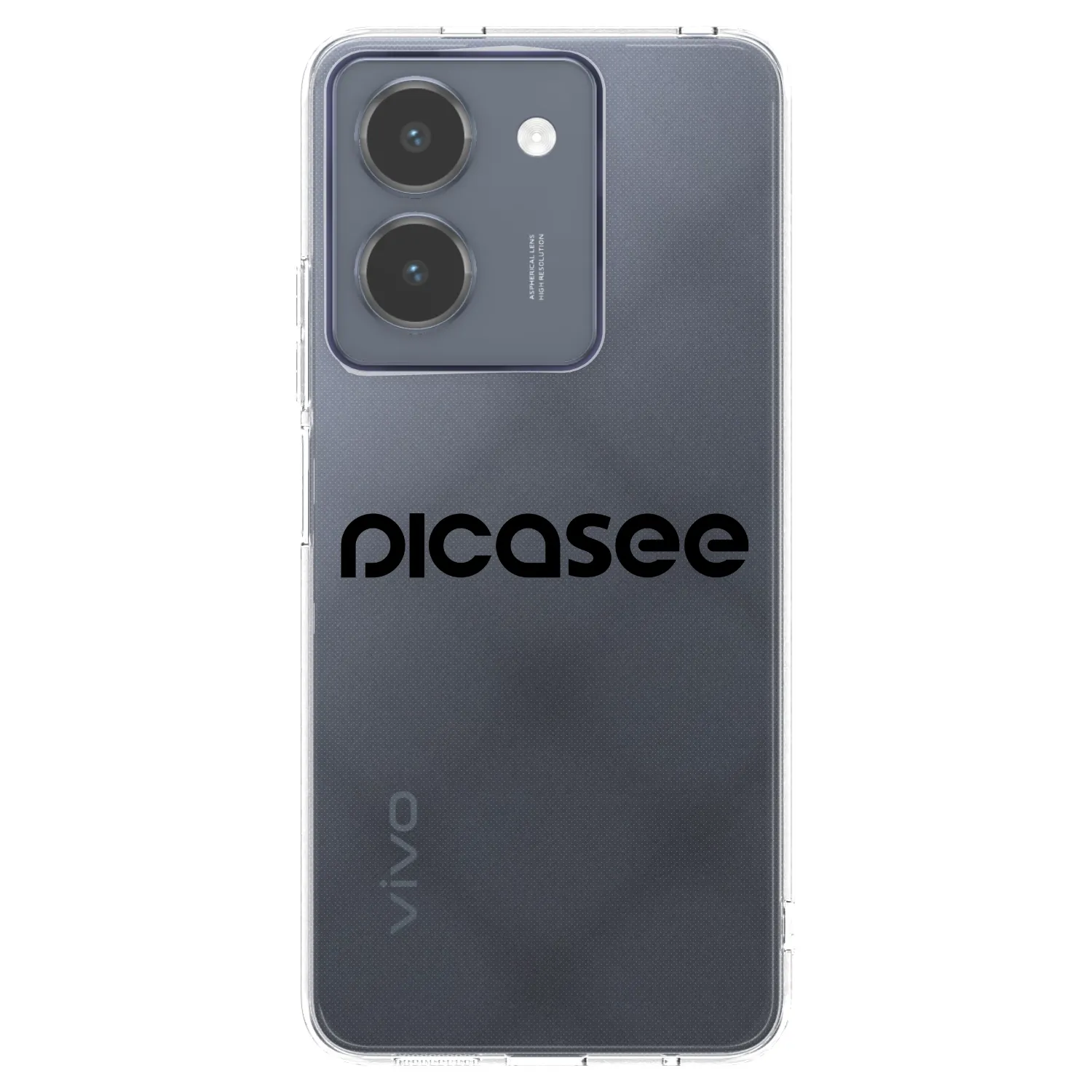 Picasee silikonski prozorni ovitek za Vivo Y36 4G - Picasee - new logo - black