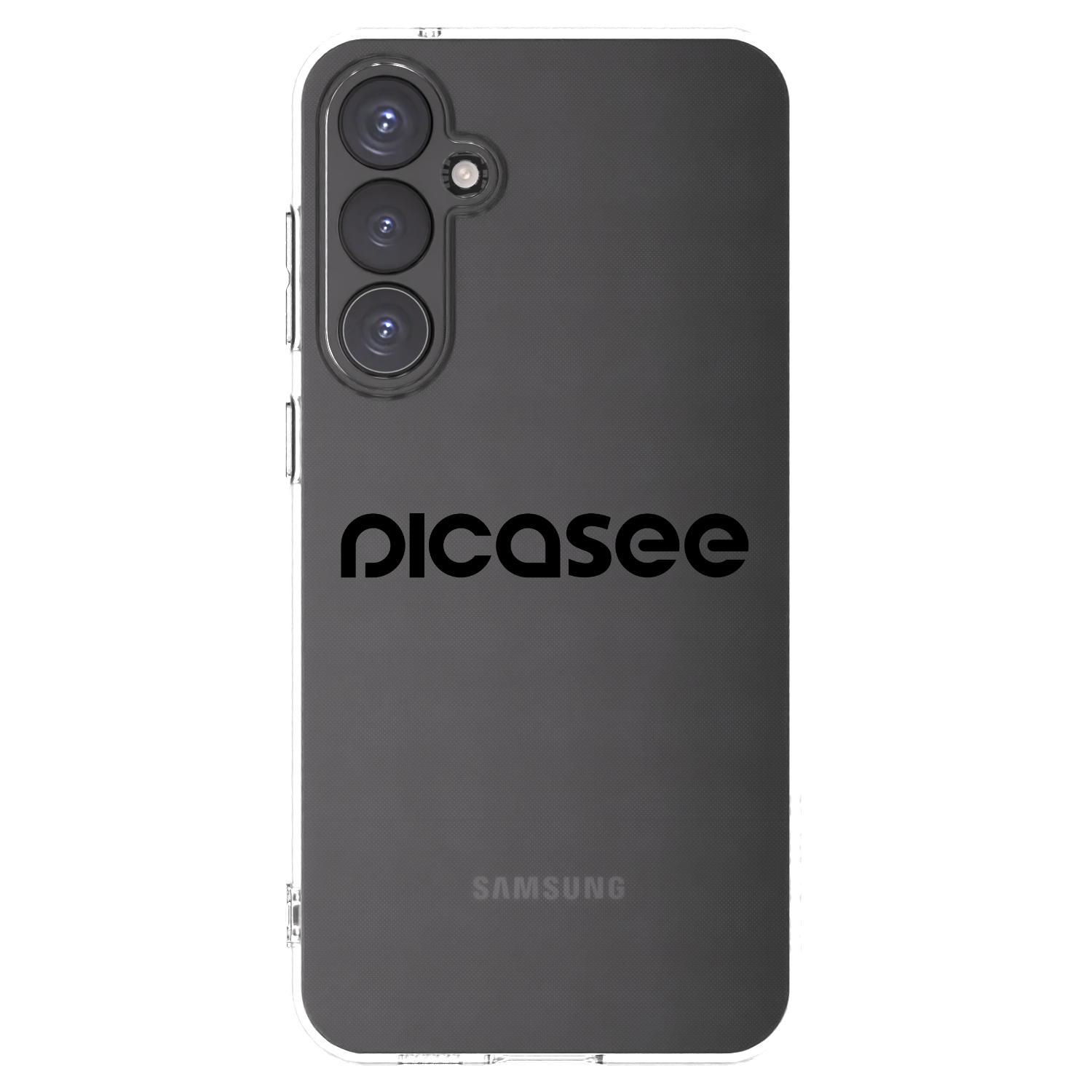 Picasee silikonski prozorni ovitek za Samsung Galaxy S23 FE S711B - Picasee - new logo - black