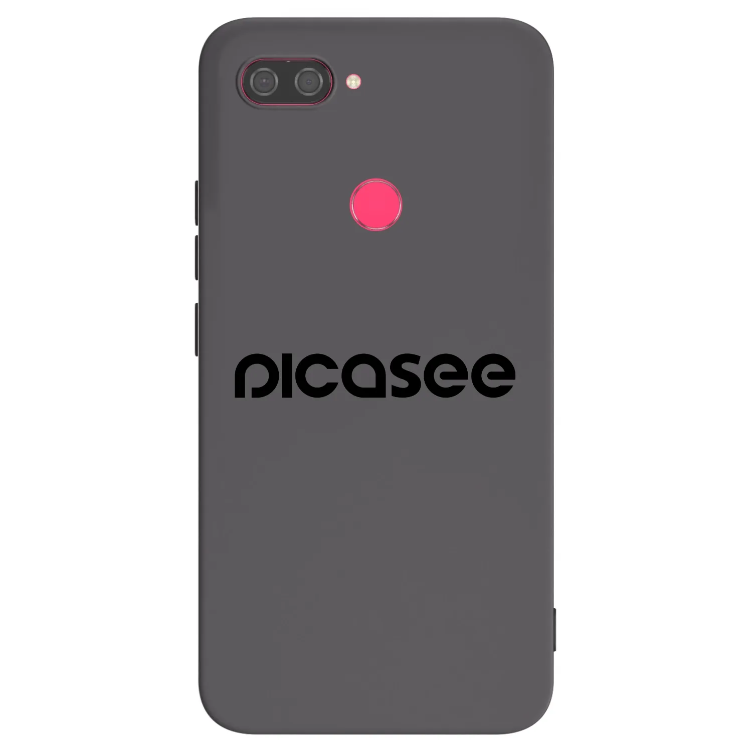 Picasee silikonski črni ovitek za Xiaomi Mi 8 Lite - Picasee - new logo - black