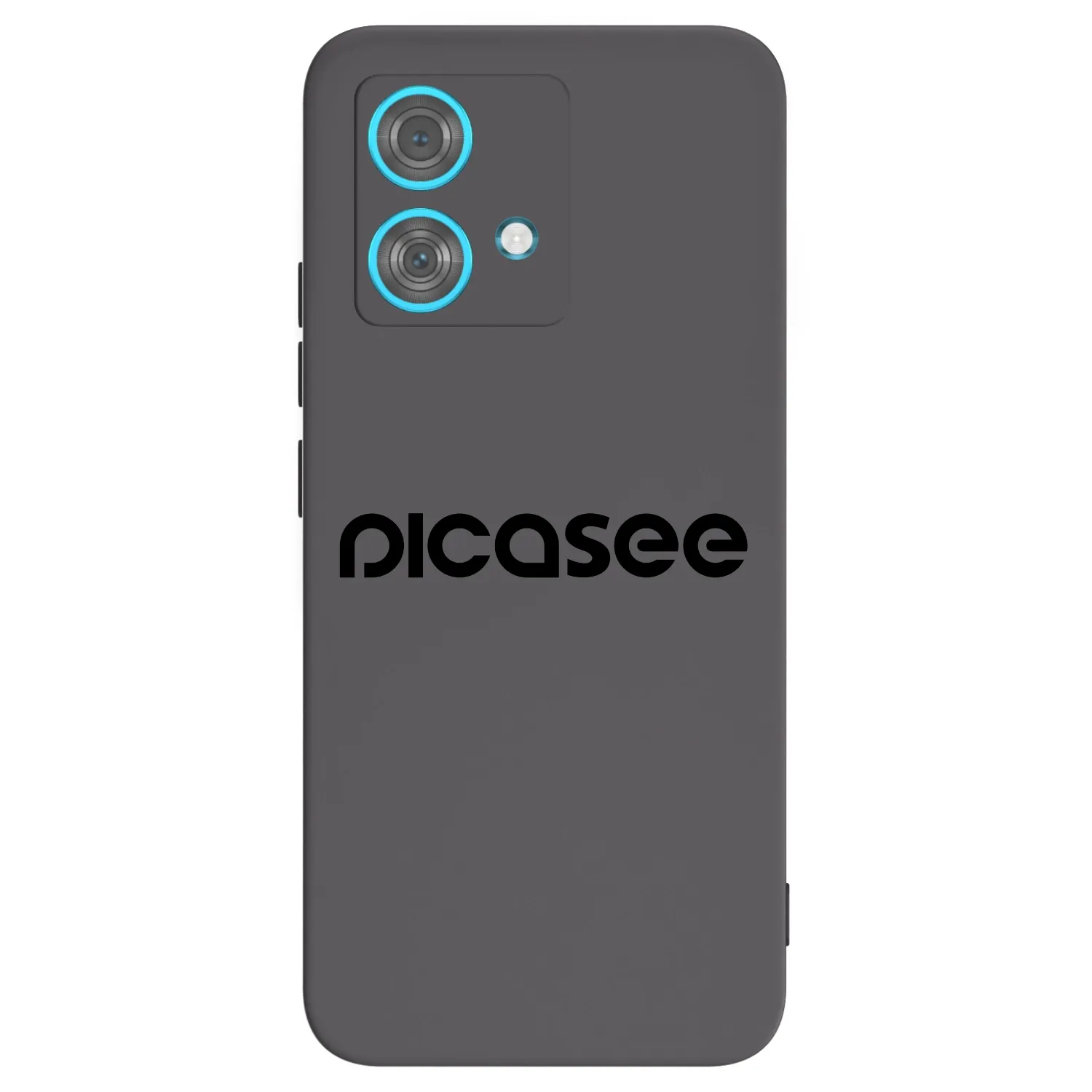 Picasee silikonski črni ovitek za Motorola Edge 40 Neo - Picasee - new logo - black