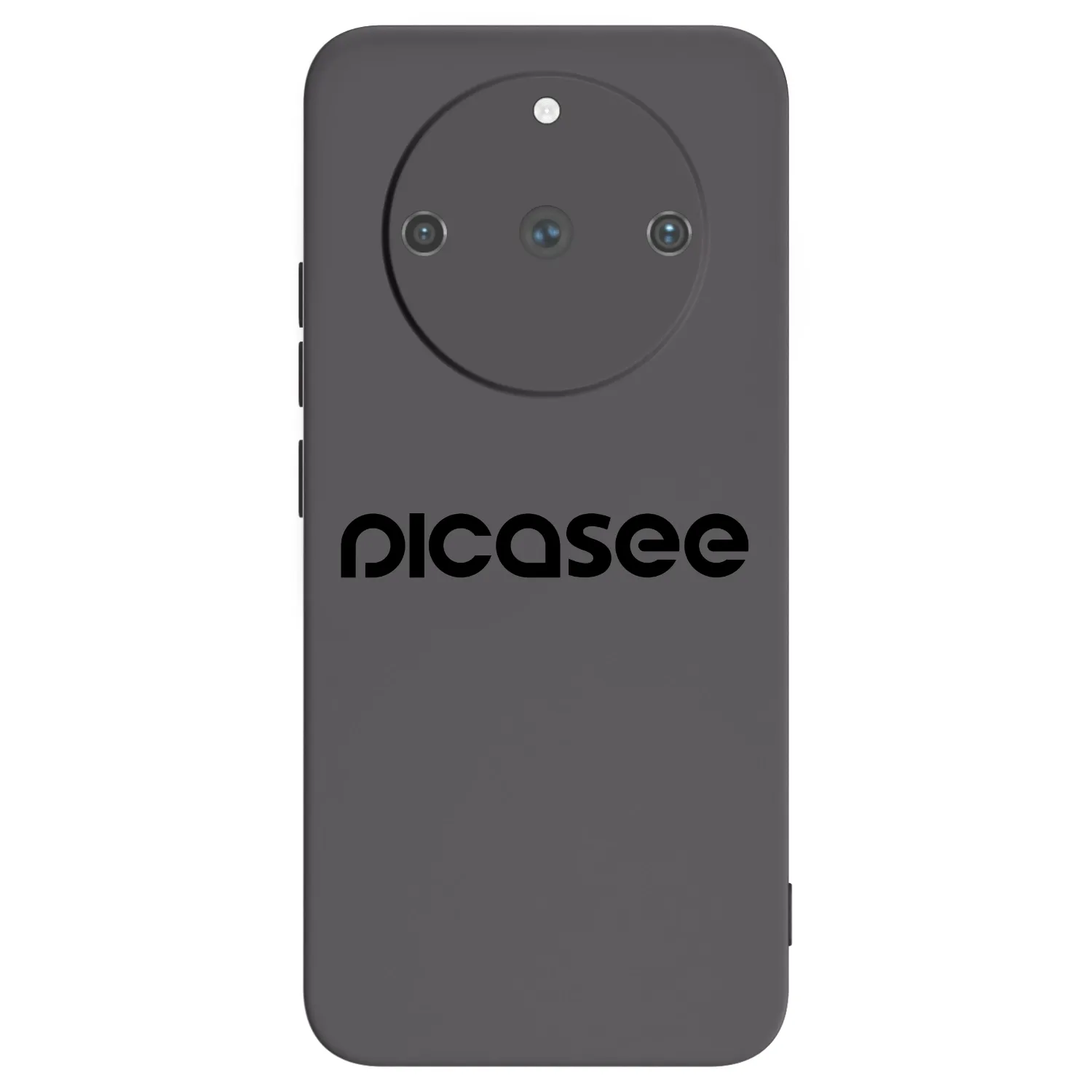 Picasee silikonski črni ovitek za Realme 11 Pro+ - Picasee - new logo - black