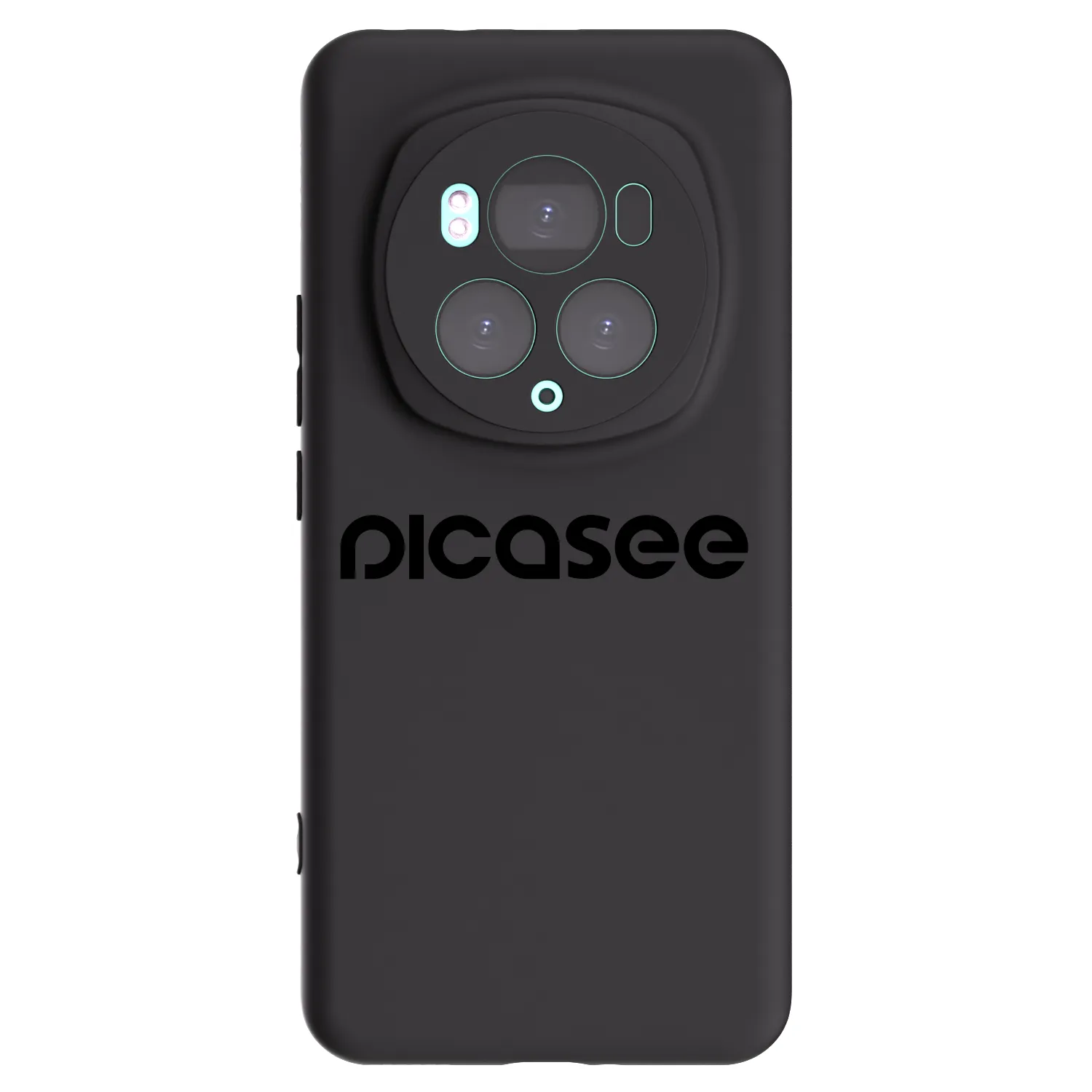 Picasee silikonski črni ovitek za Honor Magic6 Pro - Picasee - new logo - black