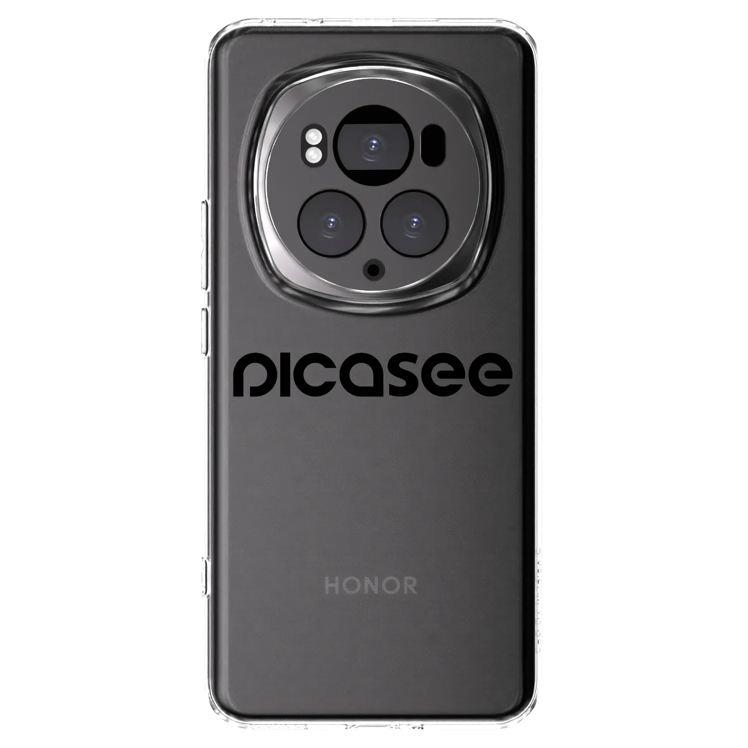 Picasee silikonski prozorni ovitek za Honor Magic6 Pro - Picasee - new logo - black