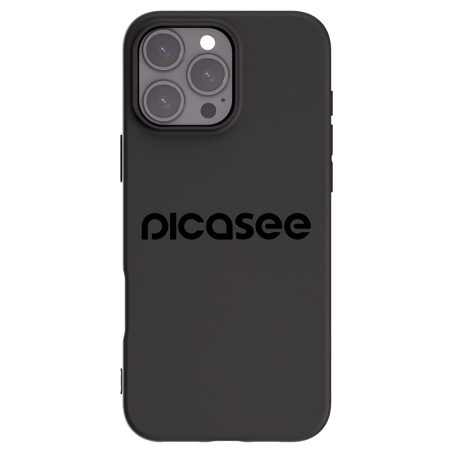 Picasee silikonski črni ovitek za Apple iPhone 16 Pro Max - Picasee - new logo - black