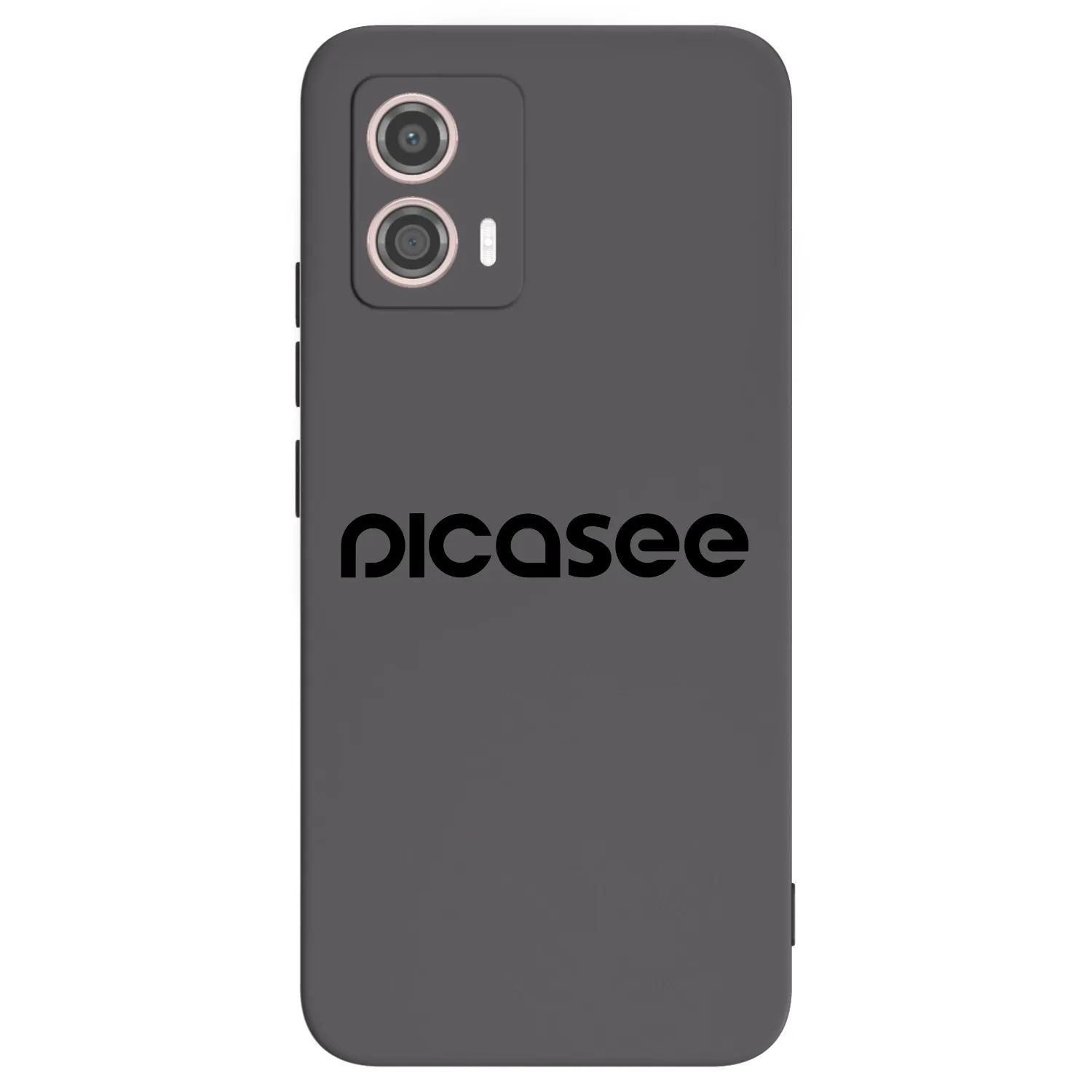 Picasee silikonski črni ovitek za Motorola Moto G53 5G - Picasee - new logo - black