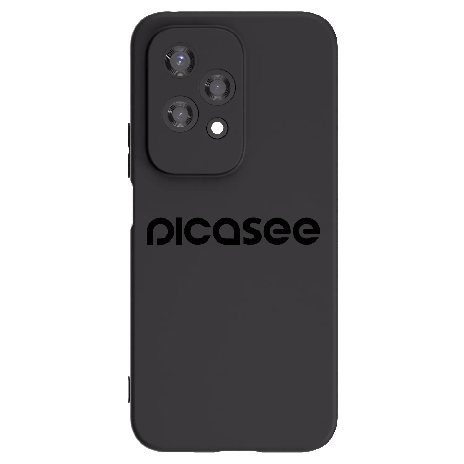 Picasee silikonski črni ovitek za Honor 200 Lite - Picasee - new logo - black