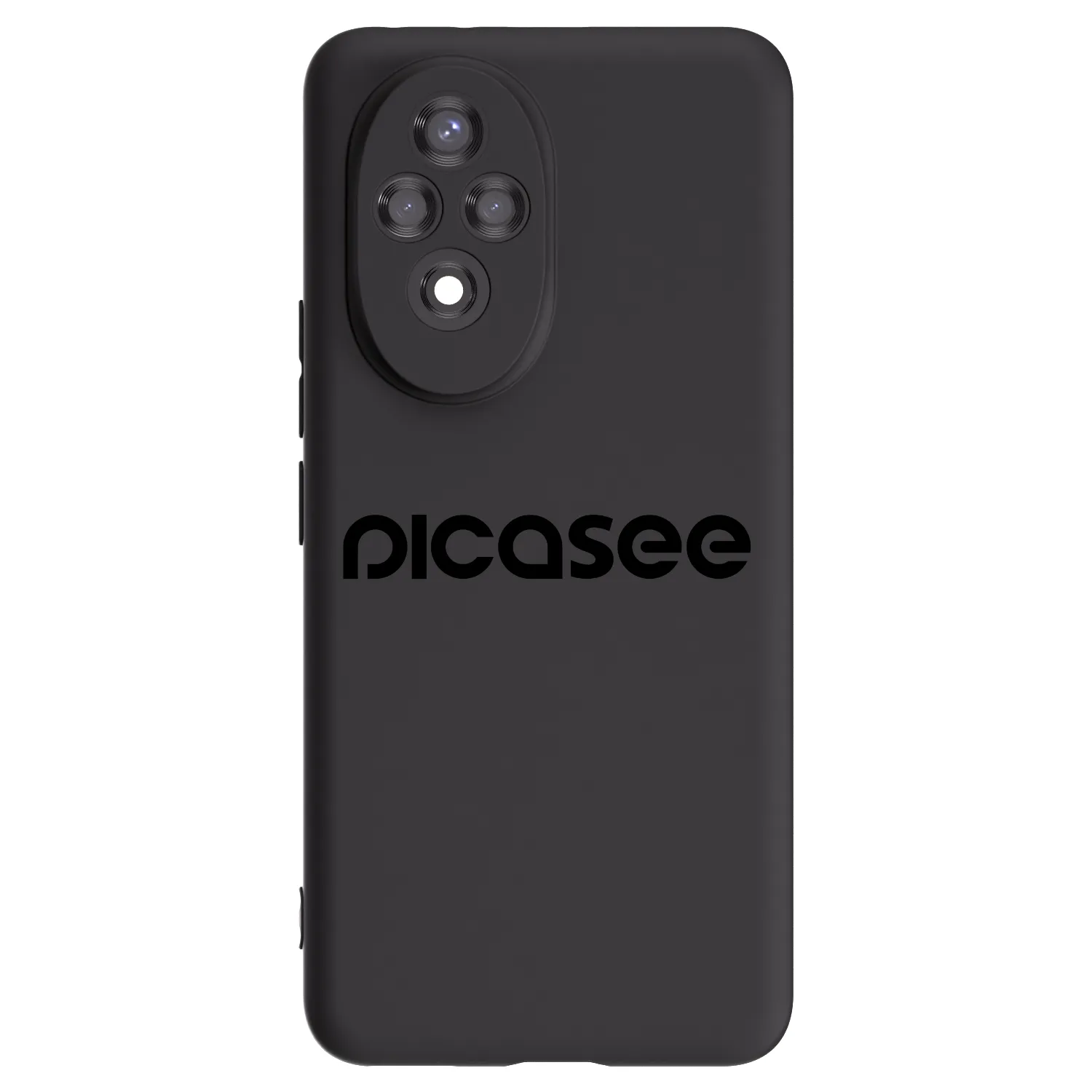 Picasee silikonski črni ovitek za Honor 200 5G - Picasee - new logo - black