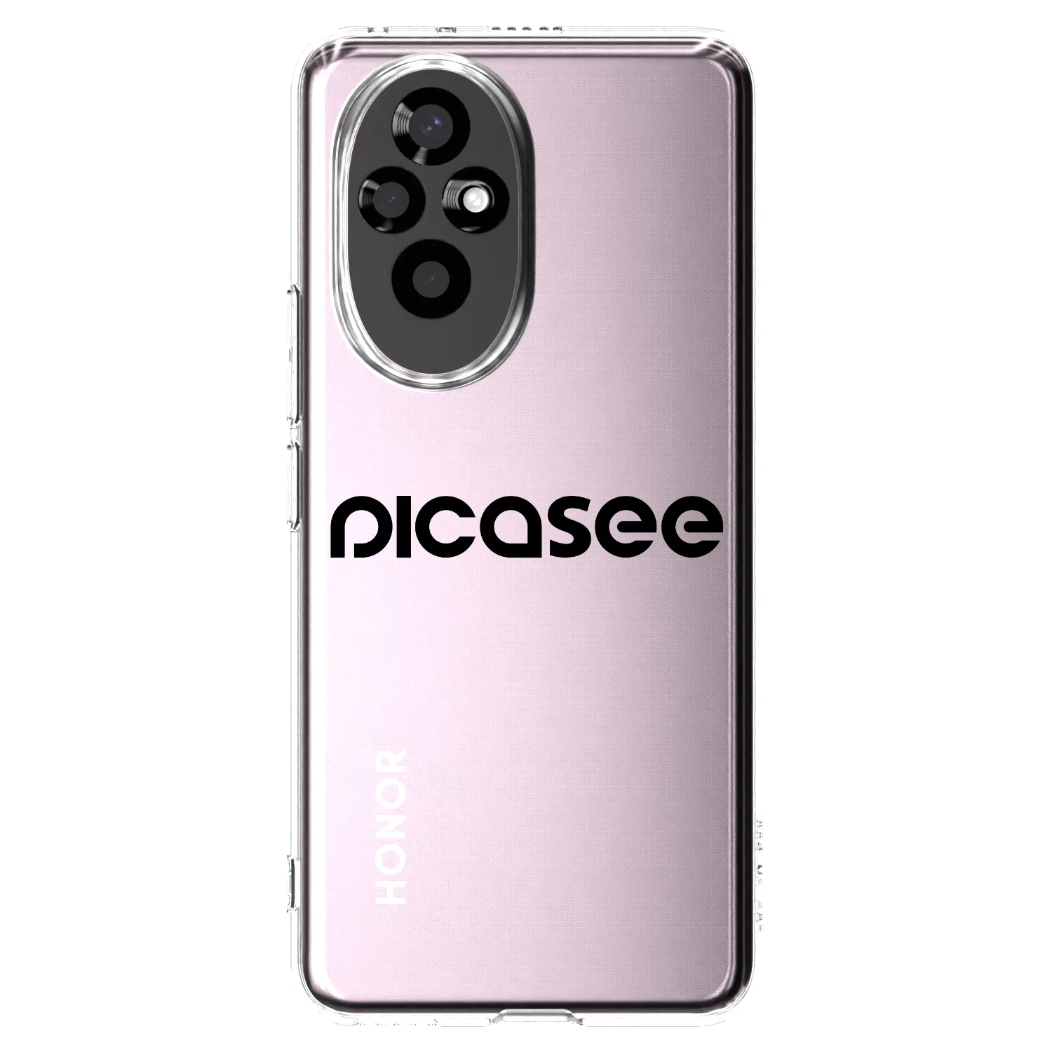 Picasee silikonski prozorni ovitek za Honor 200 5G - Picasee - new logo - black