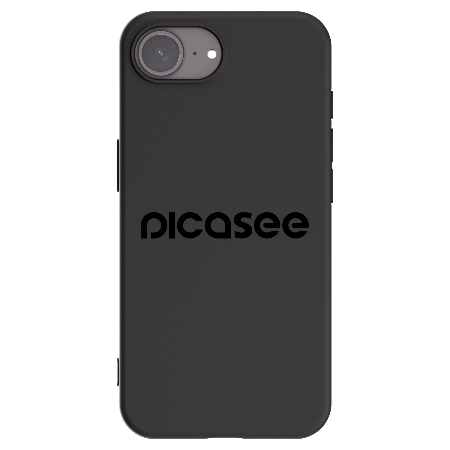 Picasee silikonski črni ovitek za Apple iPhone 16e - Picasee - new logo - black