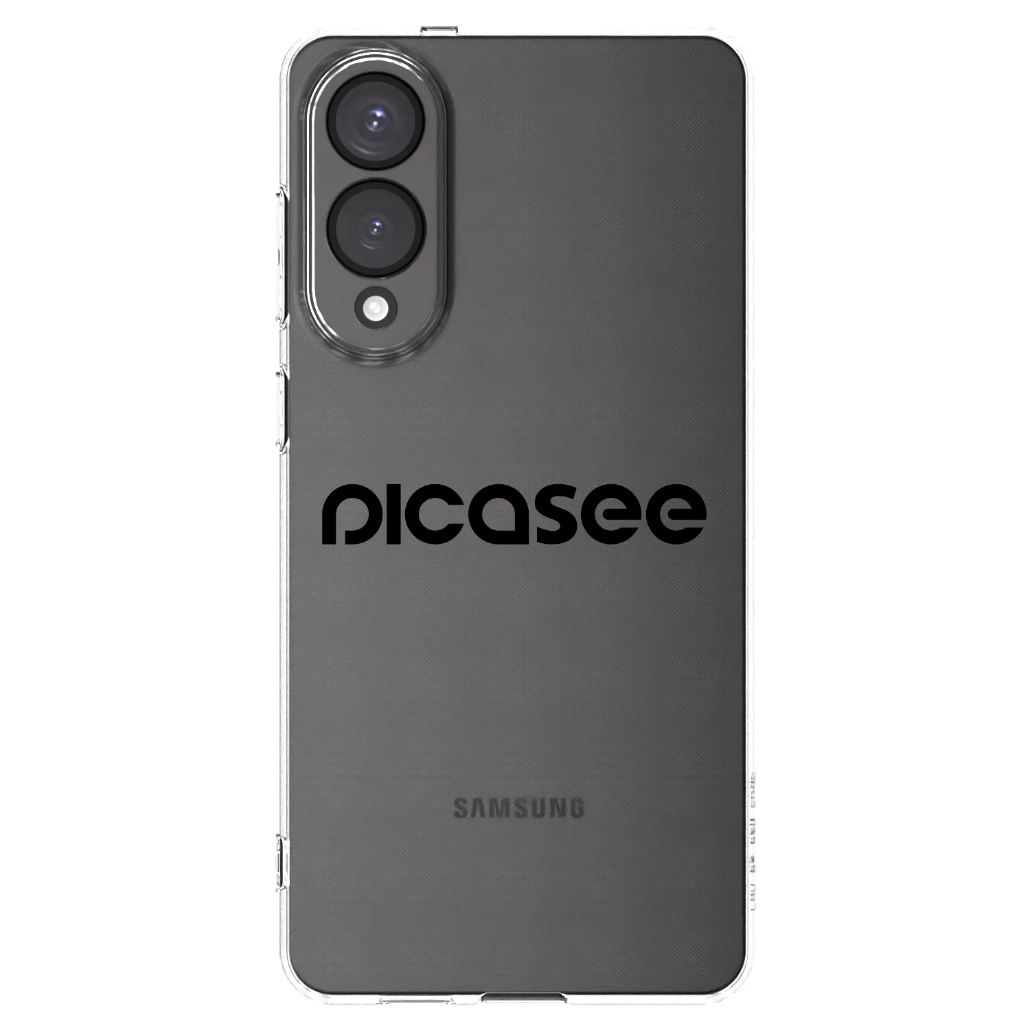 Picasee silikonski prozorni ovitek za Samsung Galaxy S25 Edge 5G - Picasee - new logo - black