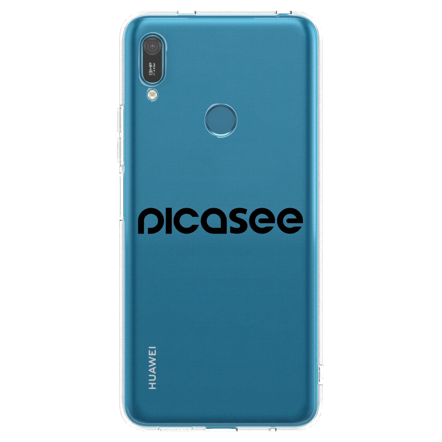 Picasee silikonski prozorni ovitek za Huawei Y7 2019 - Picasee - new logo - black