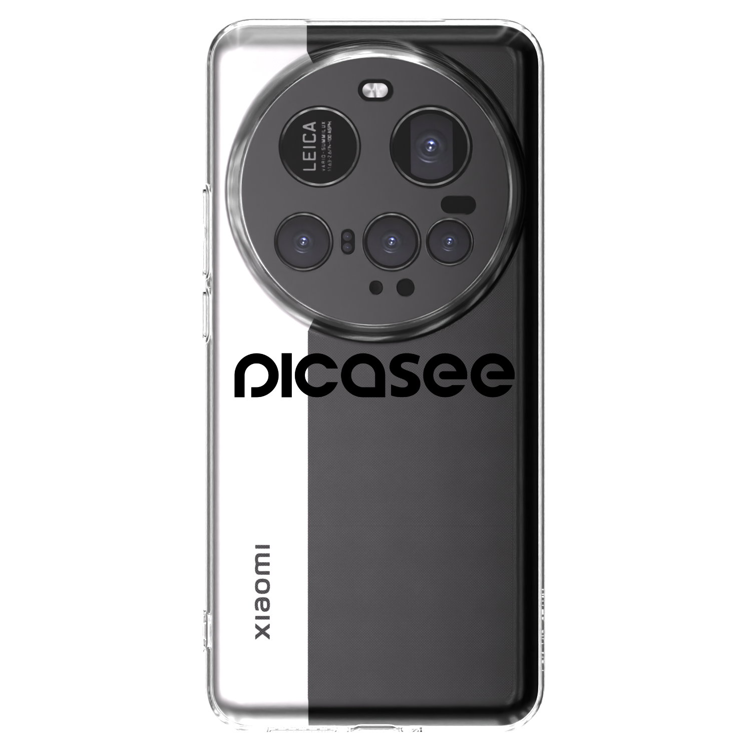 Picasee silikonski prozorni ovitek za Xiaomi 15 Ultra - Picasee - new logo - black