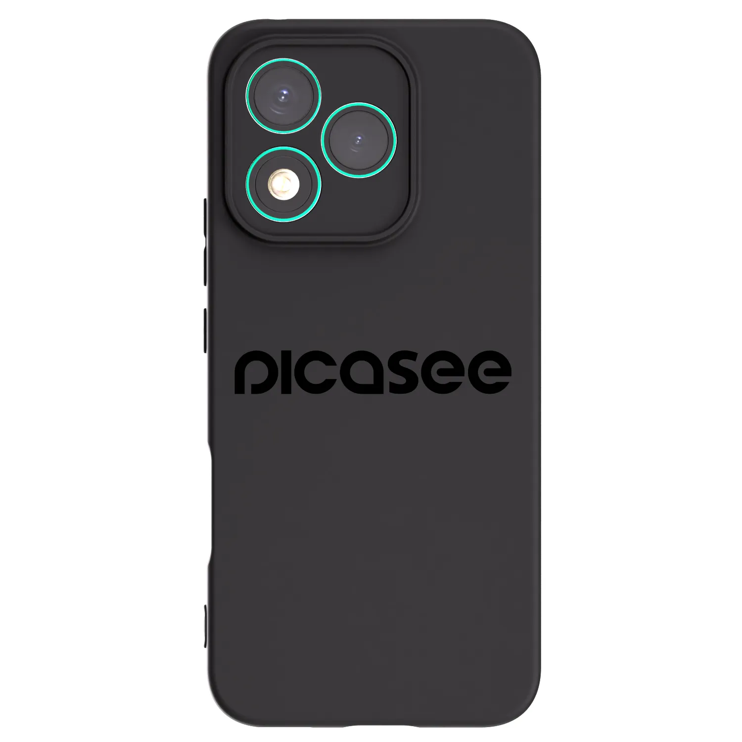 Picasee silikonski črni ovitek za Honor 400 Lite 5G - Picasee - new logo - black
