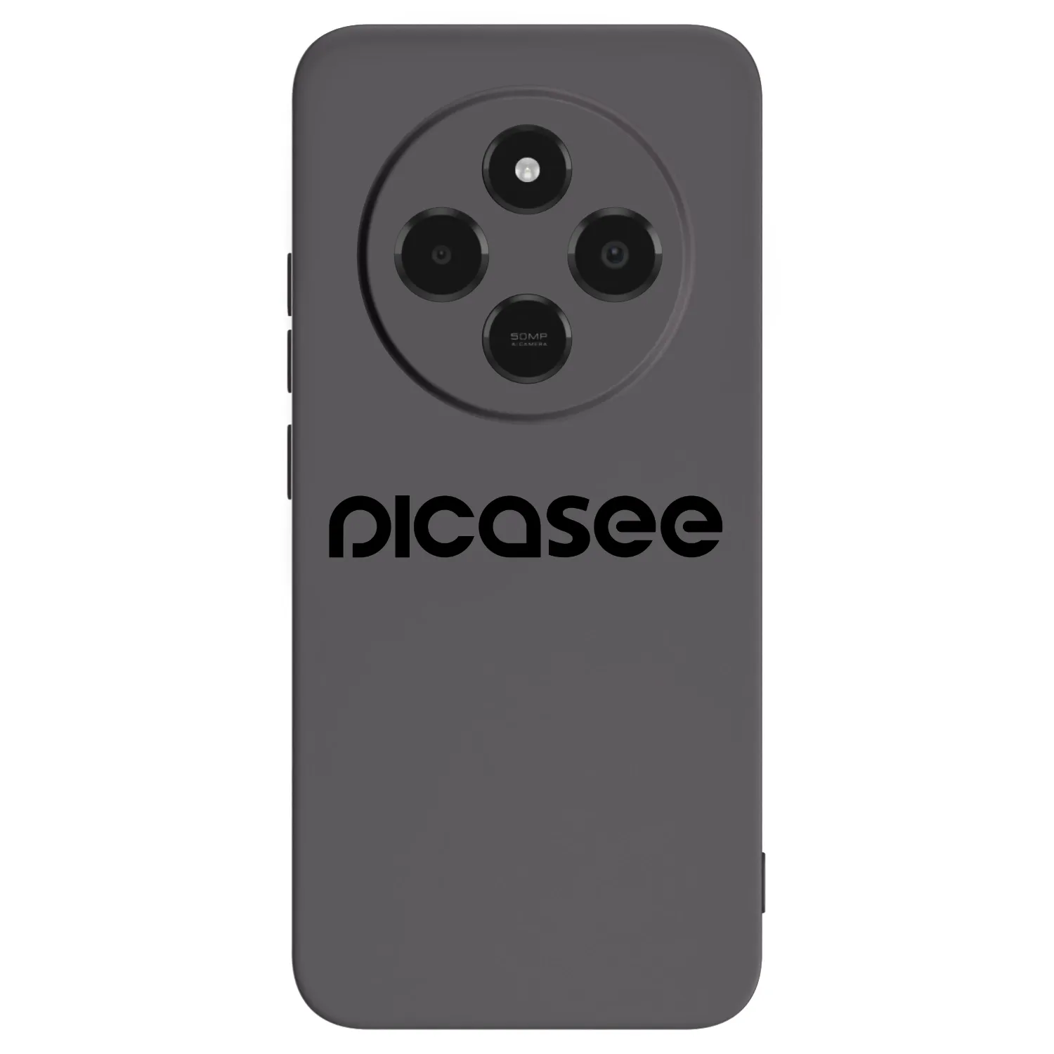 Picasee silikonski črni ovitek za Xiaomi Poco C75 - Picasee - new logo - black