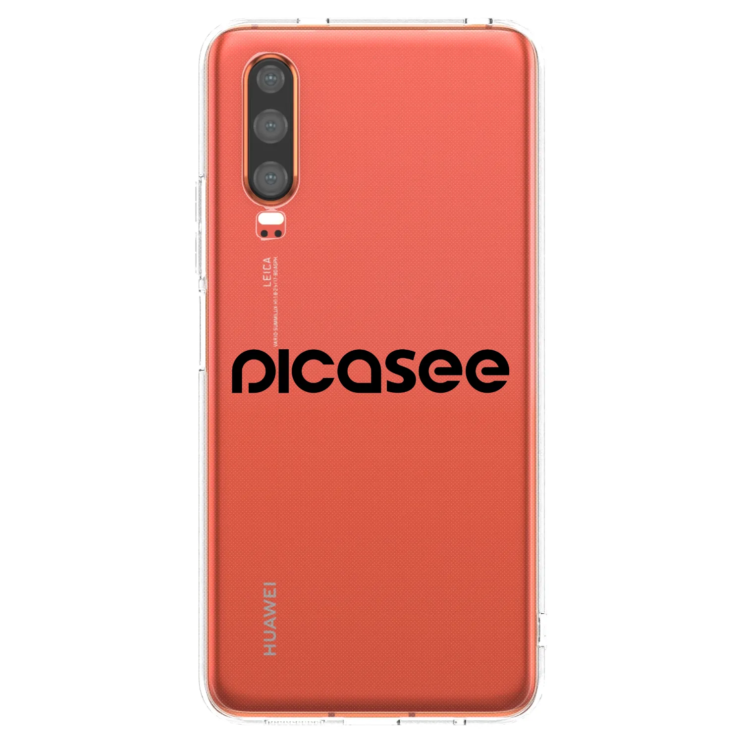 Picasee silikonski prozorni ovitek za Huawei P30 - Picasee - new logo - black