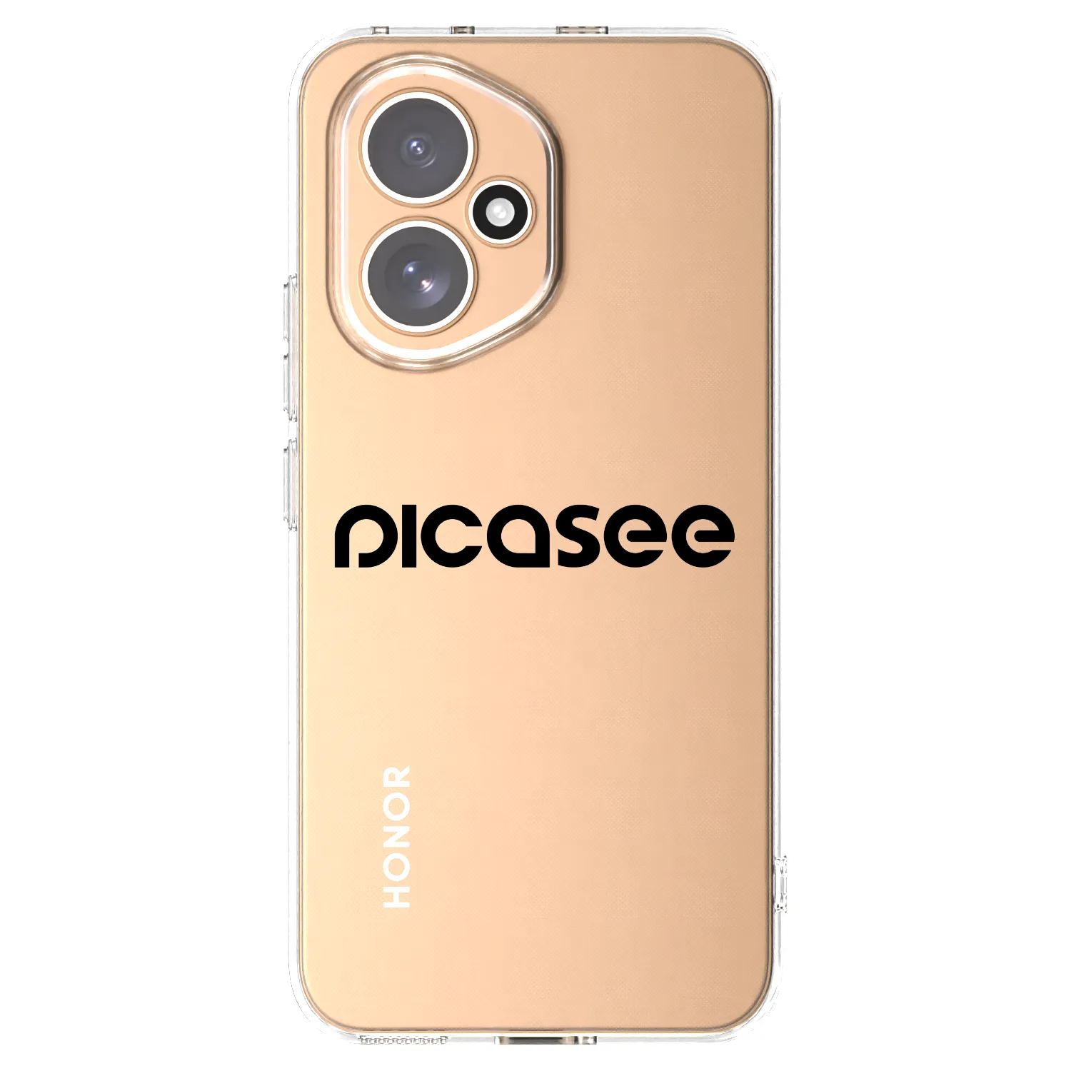 Picasee silikonski prozorni ovitek za Honor 400 5G - Picasee - new logo - black