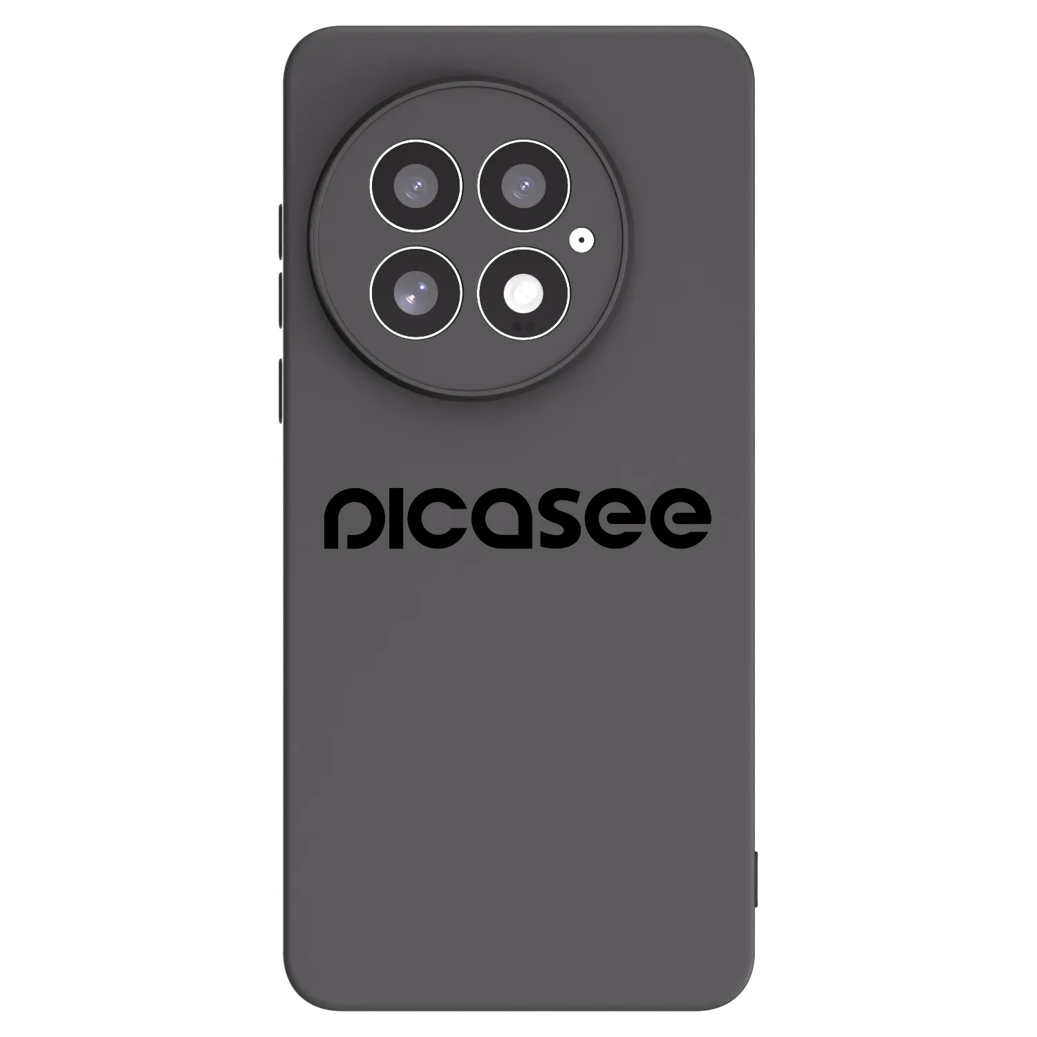 Picasee silikonski črni ovitek za OnePlus 13 5G - Picasee - new logo - black