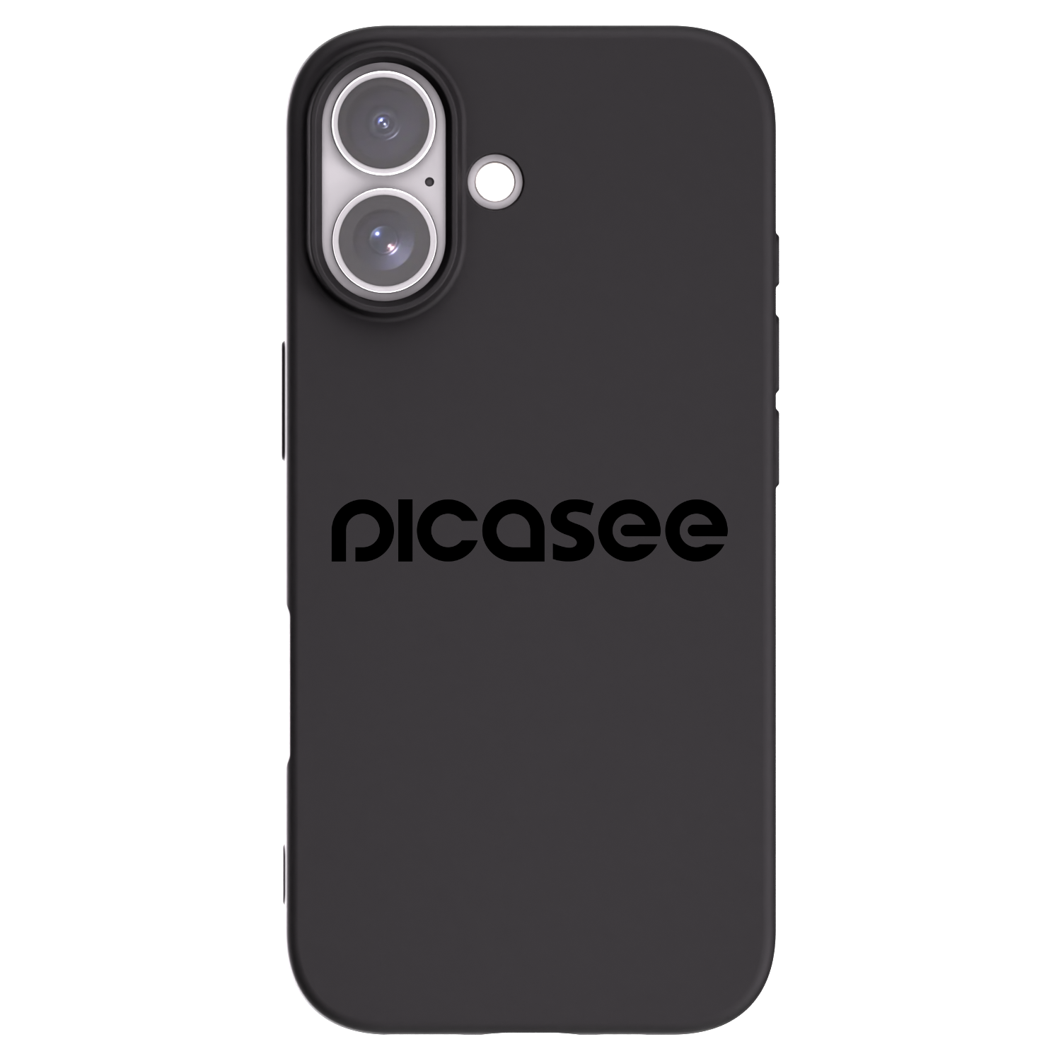 Picasee silikonski črni ovitek za Apple iPhone 17 - Picasee - new logo - black