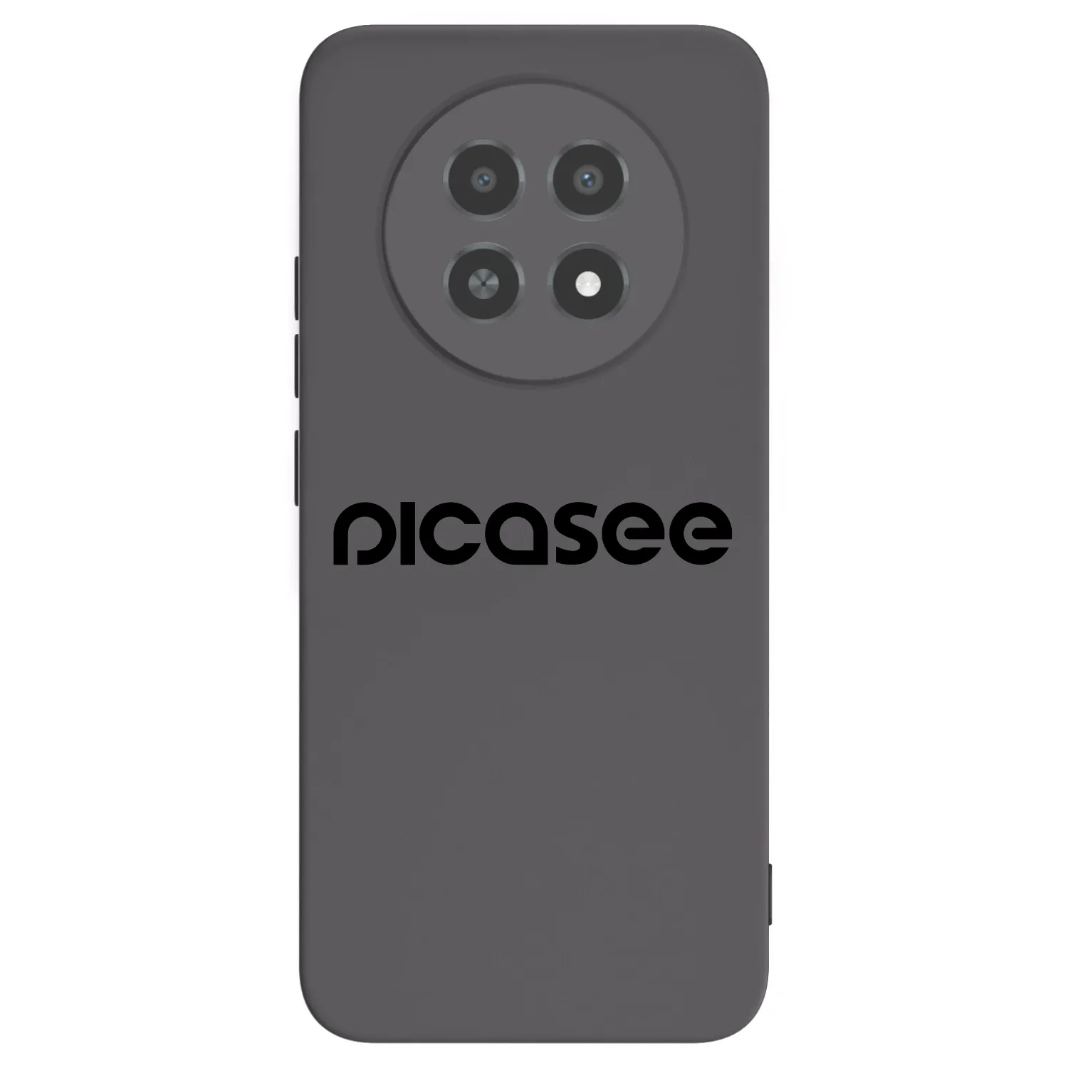 Picasee silikonski črni ovitek za Realme 12X - Picasee - new logo - black