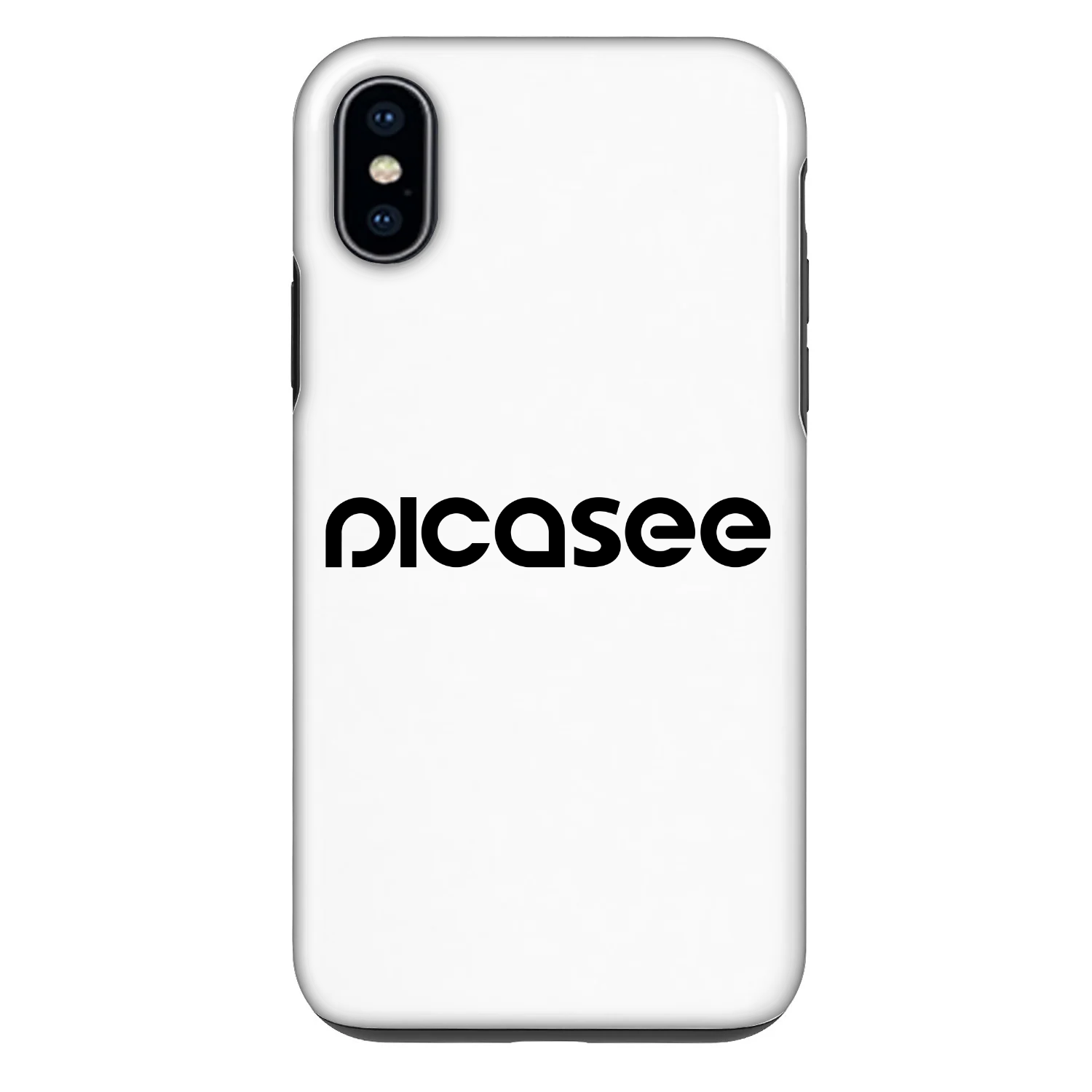 Picasee Fashion Case za Apple iPhone X/XS - Picasee - new logo - black