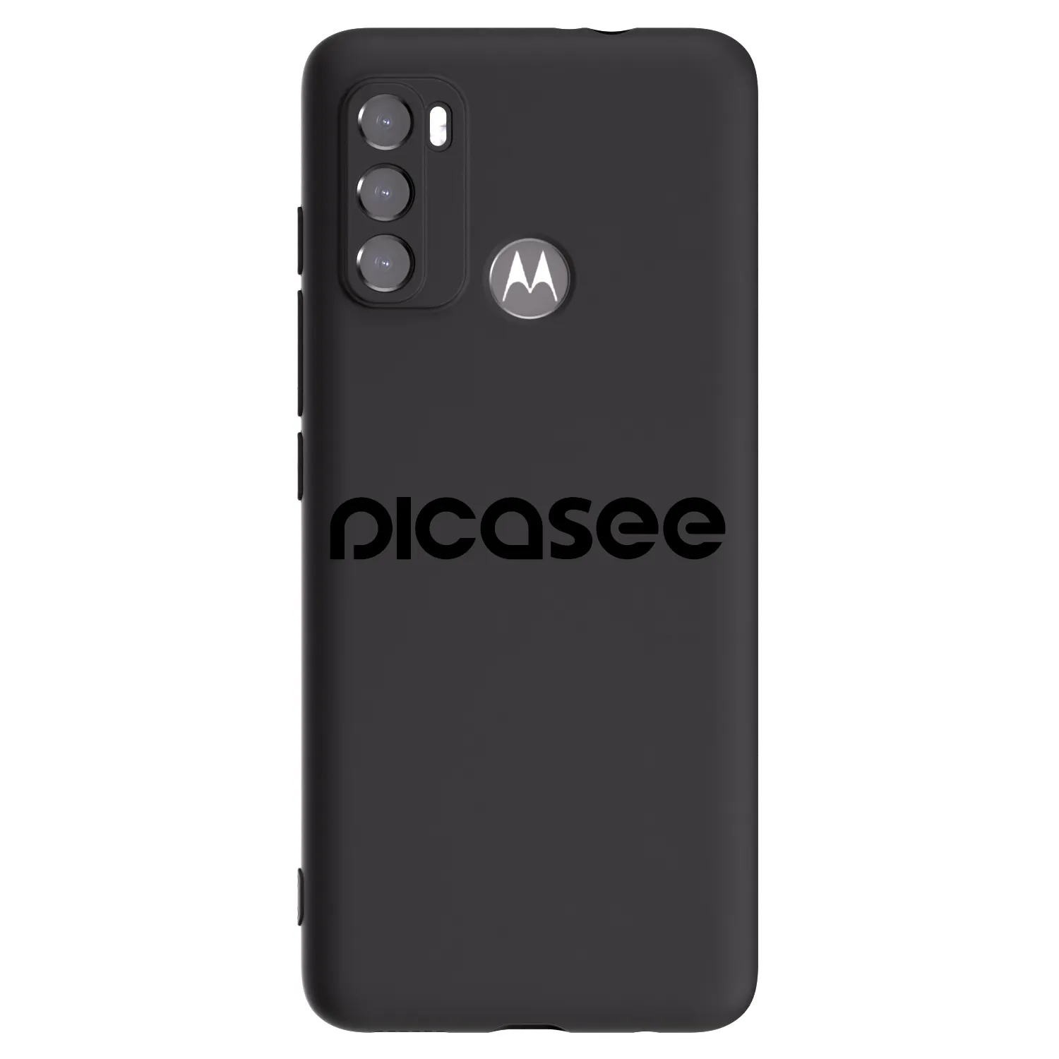 Picasee silikonski črni ovitek za Motorola Edge 60 5G - Picasee - new logo - black
