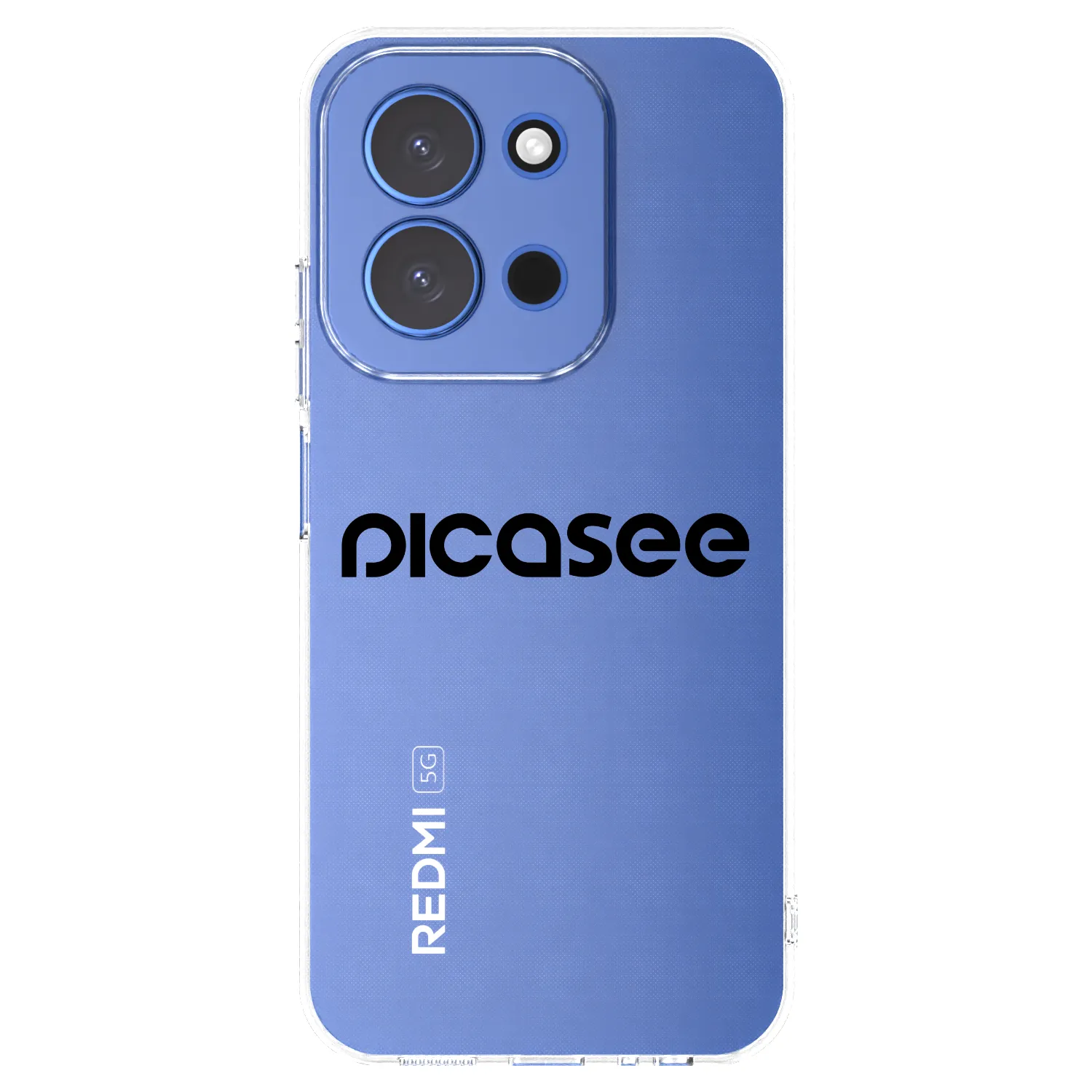 Picasee silikonski prozorni ovitek za Xiaomi Redmi 15C 4G - Picasee - new logo - black