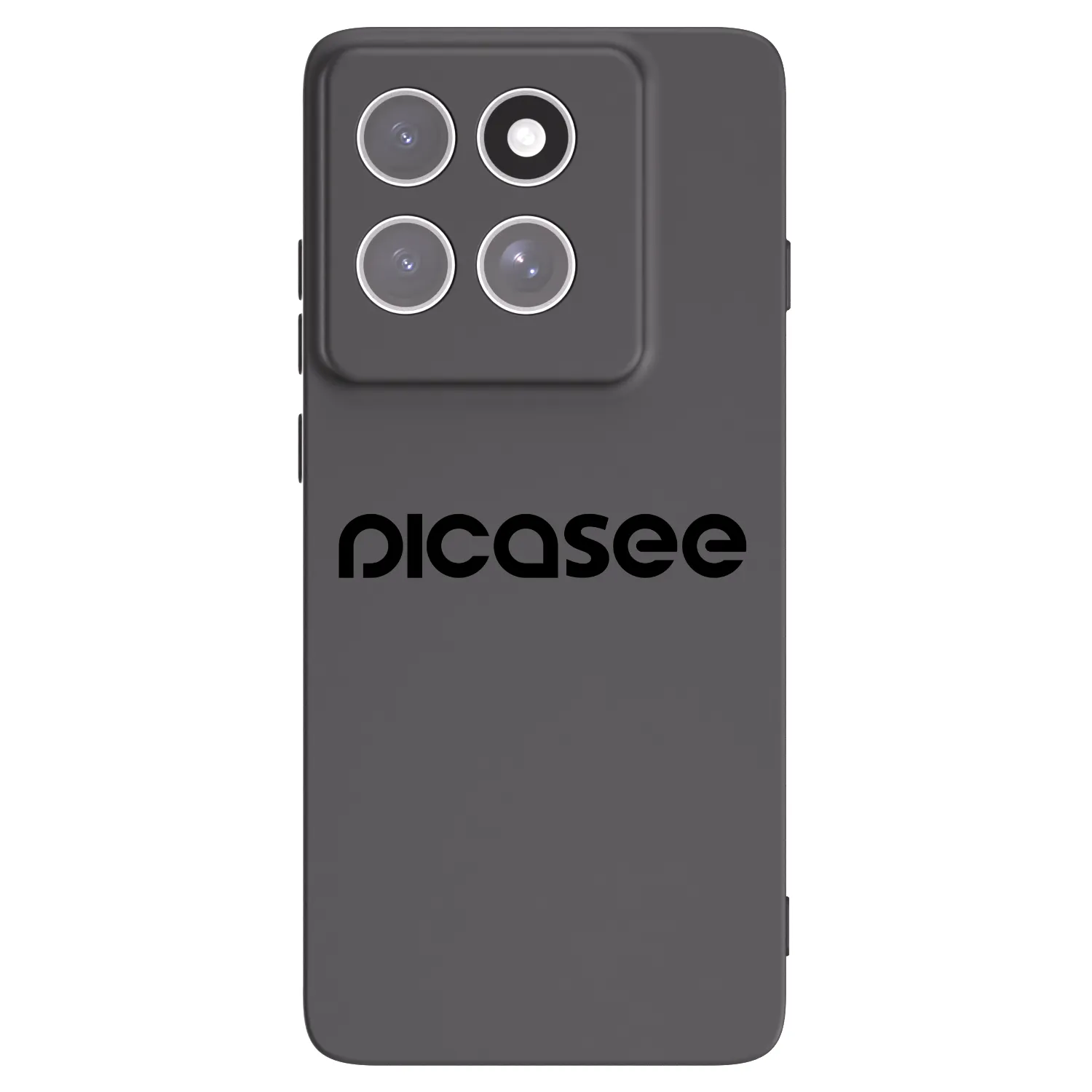 Picasee silikonski črni ovitek za Motorola Edge 60 Fusion - Picasee - new logo - black