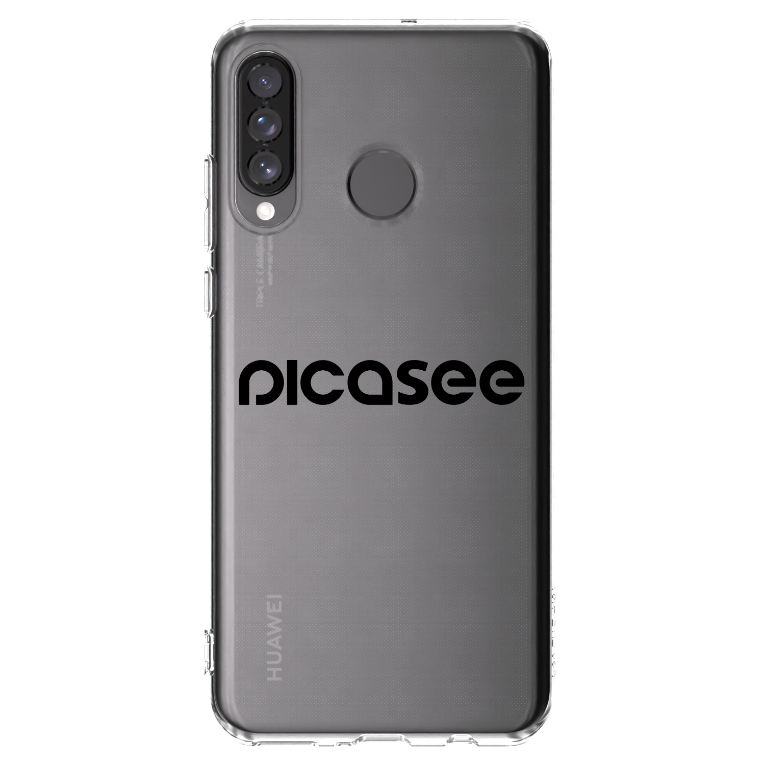 Picasee silikonski prozorni ovitek za Huawei P30 Lite - Picasee - new logo - black