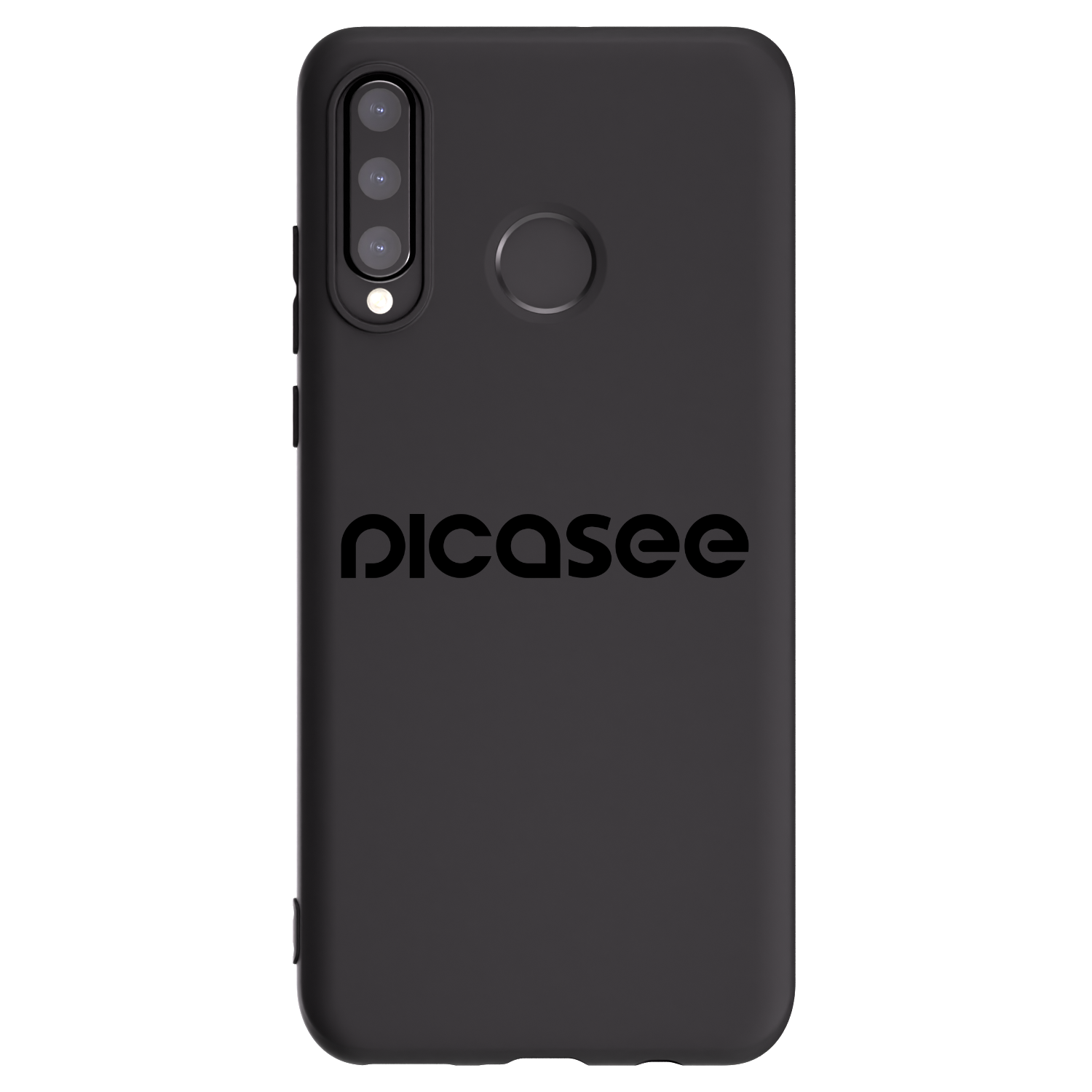 Picasee silikonski črni ovitek za Huawei P30 Lite - Picasee - new logo - black
