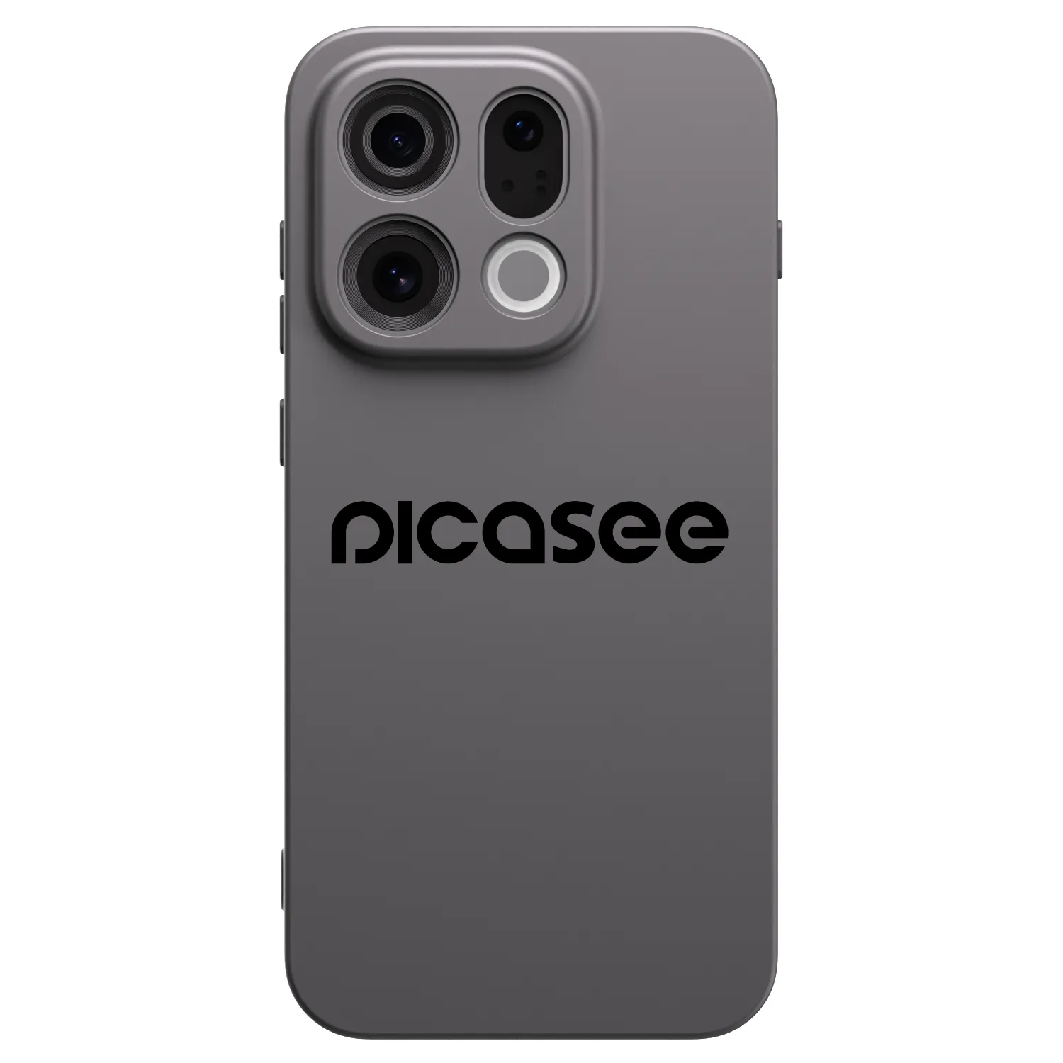 Picasee silikonski črni ovitek za OPPO Find X9 - Picasee - new logo - black