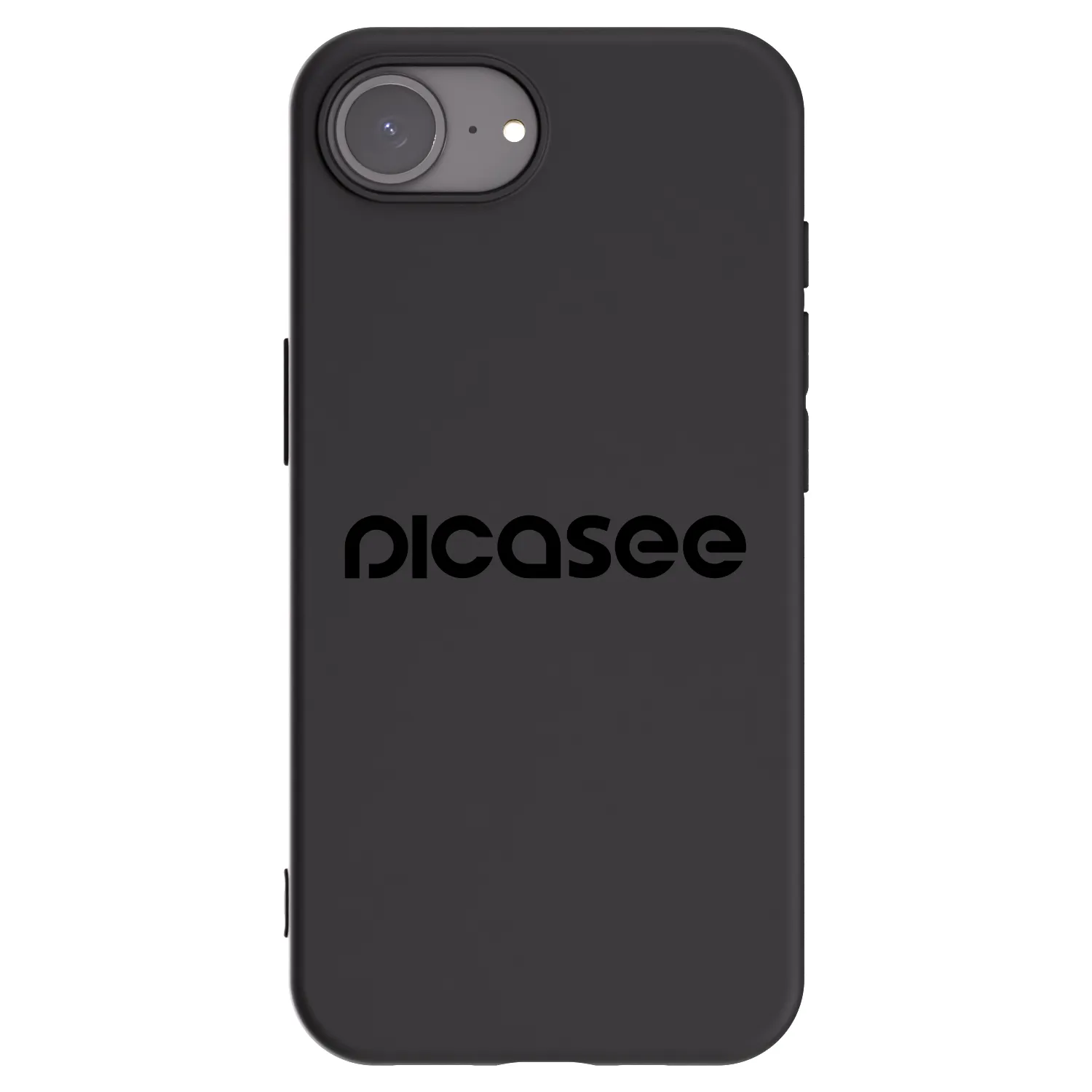 Picasee silikonski črni ovitek za Apple iPhone 17e - Picasee - new logo - black