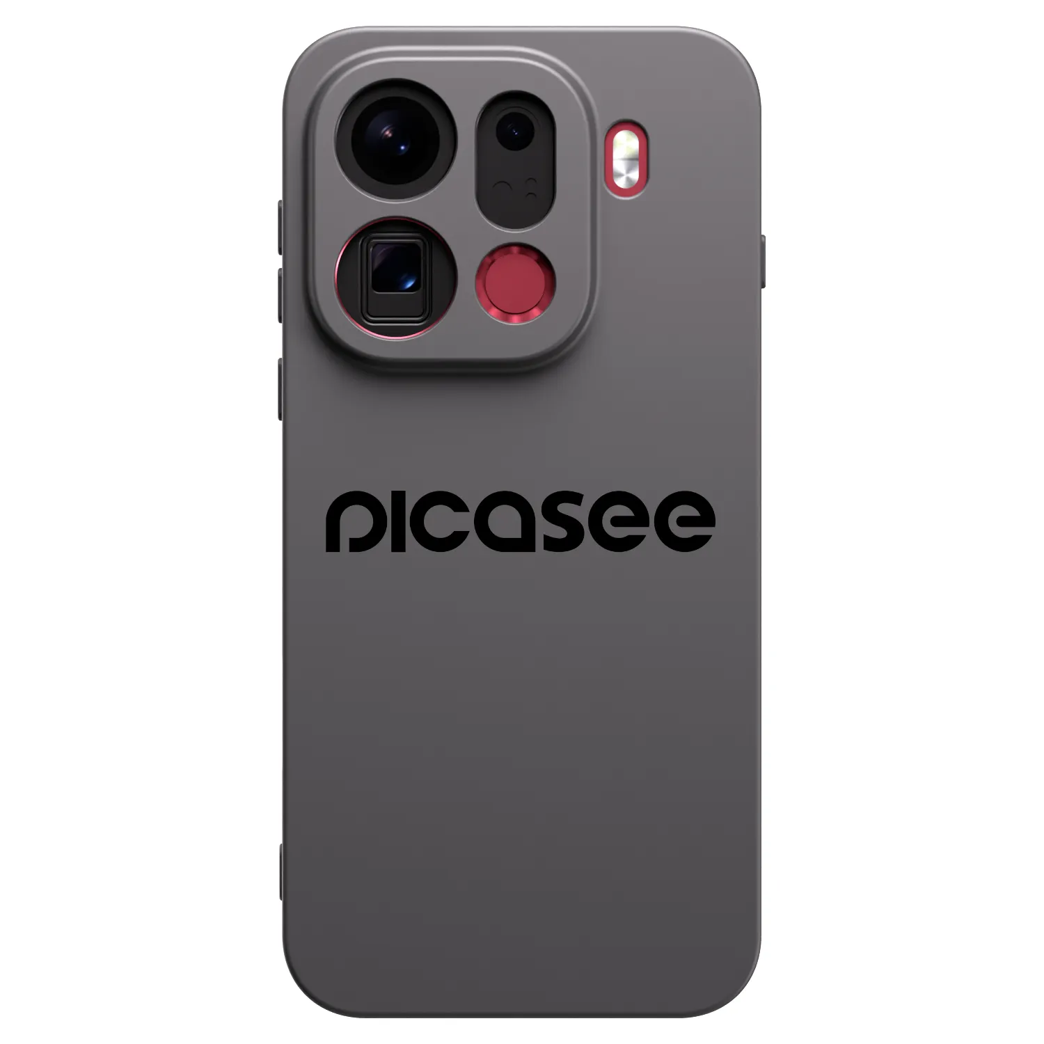 Picasee silikonski črni ovitek za OPPO Find X9 Pro - Picasee - new logo - black