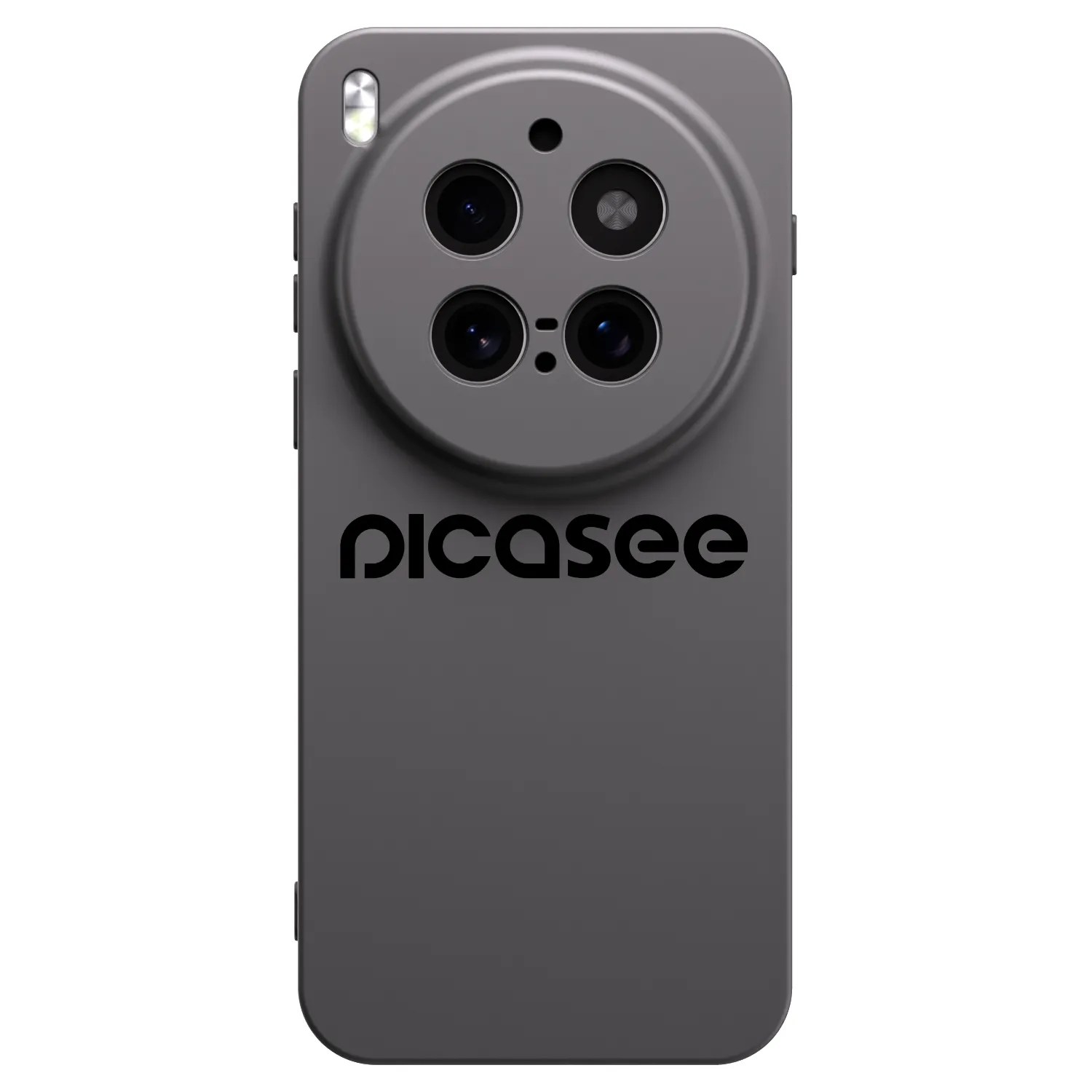 Picasee silikonski črni ovitek za Vivo X300 Pro - Picasee - new logo - black