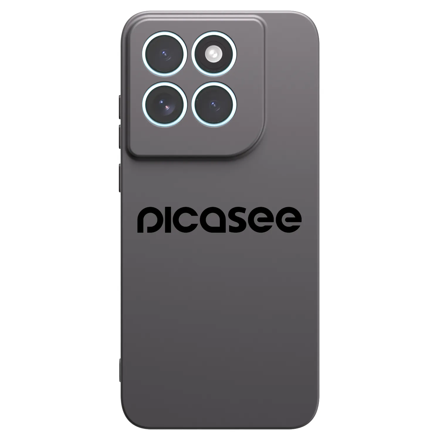 Picasee silikonski črni ovitek za Motorola Edge 70 Fusion - Picasee - new logo - black