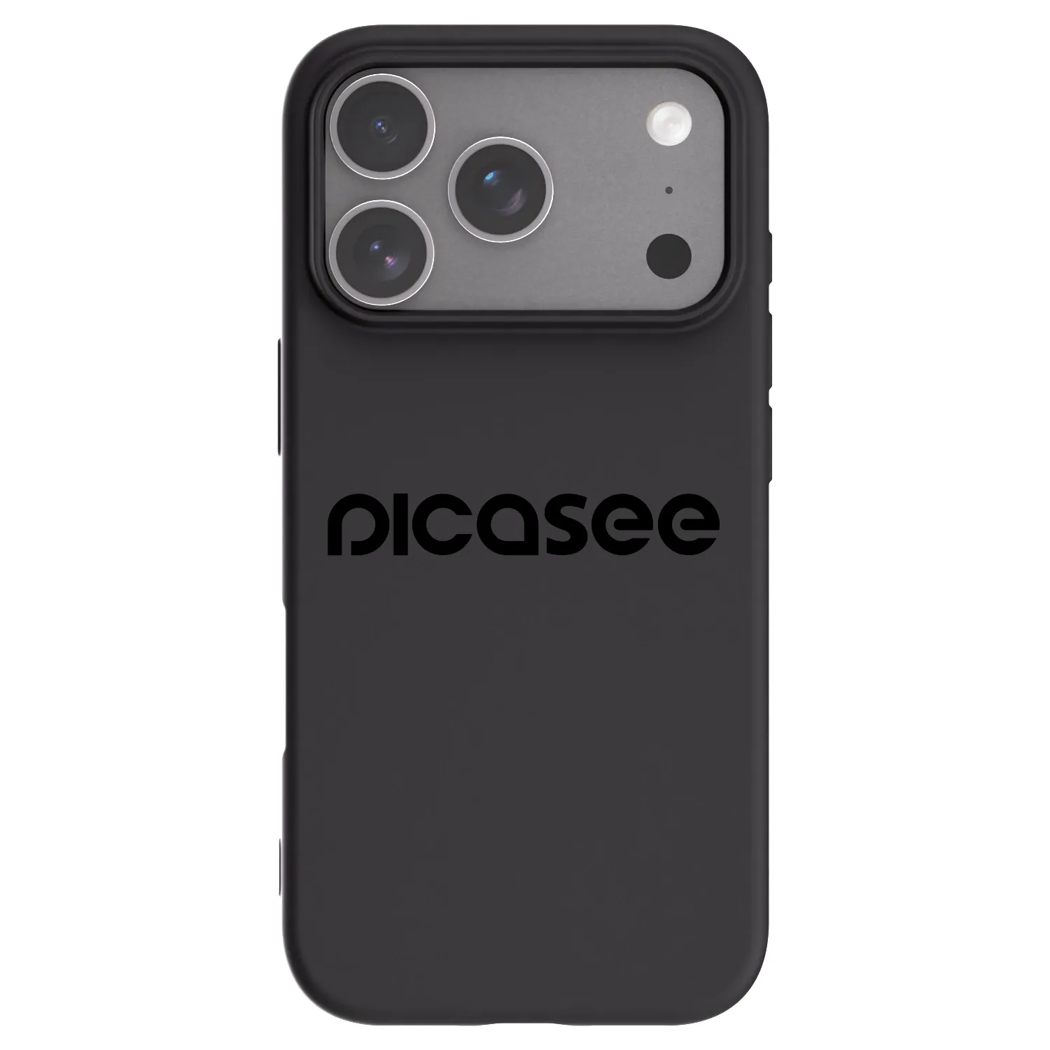 Picasee silikonski črni ovitek za Apple iPhone 18 Pro - Picasee - new logo - black