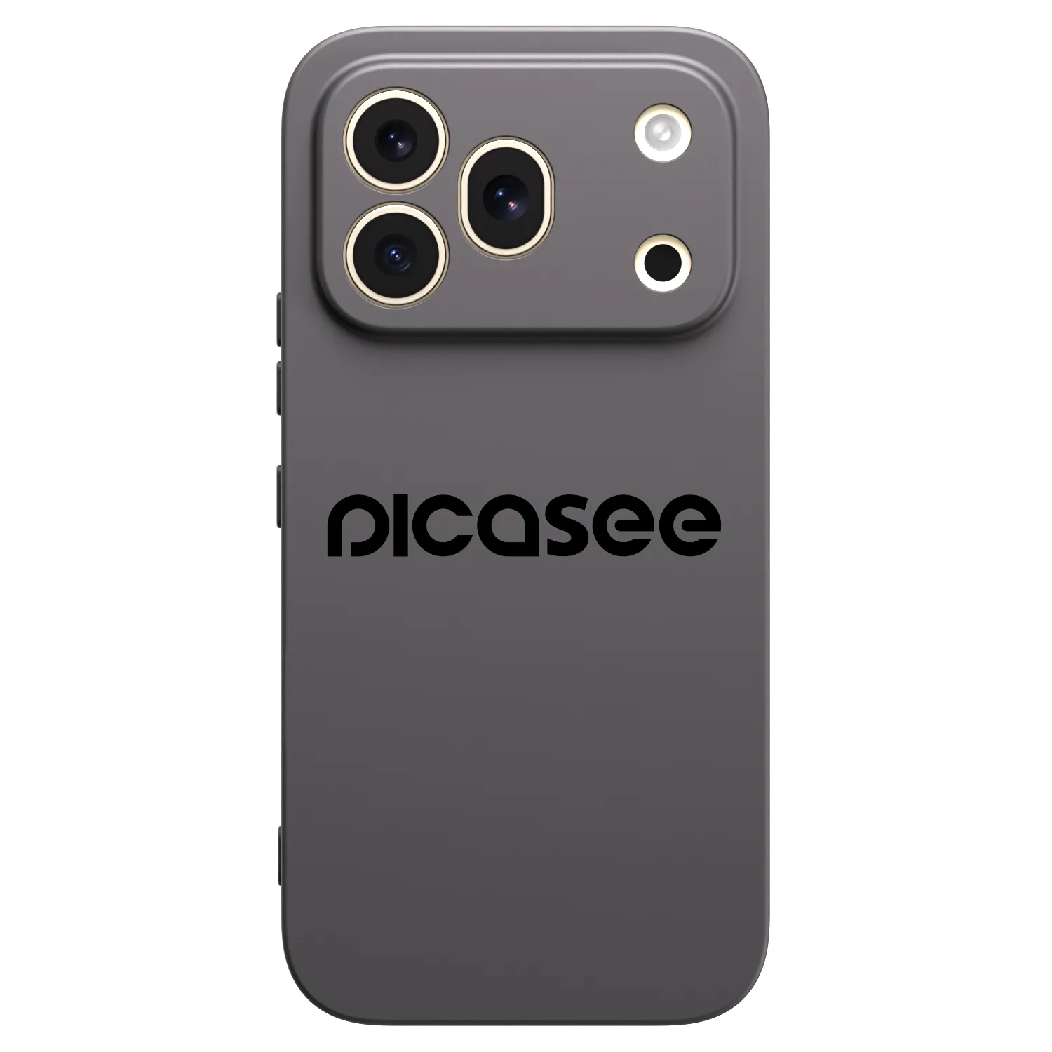 Picasee silikonski črni ovitek za Honor 600 Pro - Picasee - new logo - black