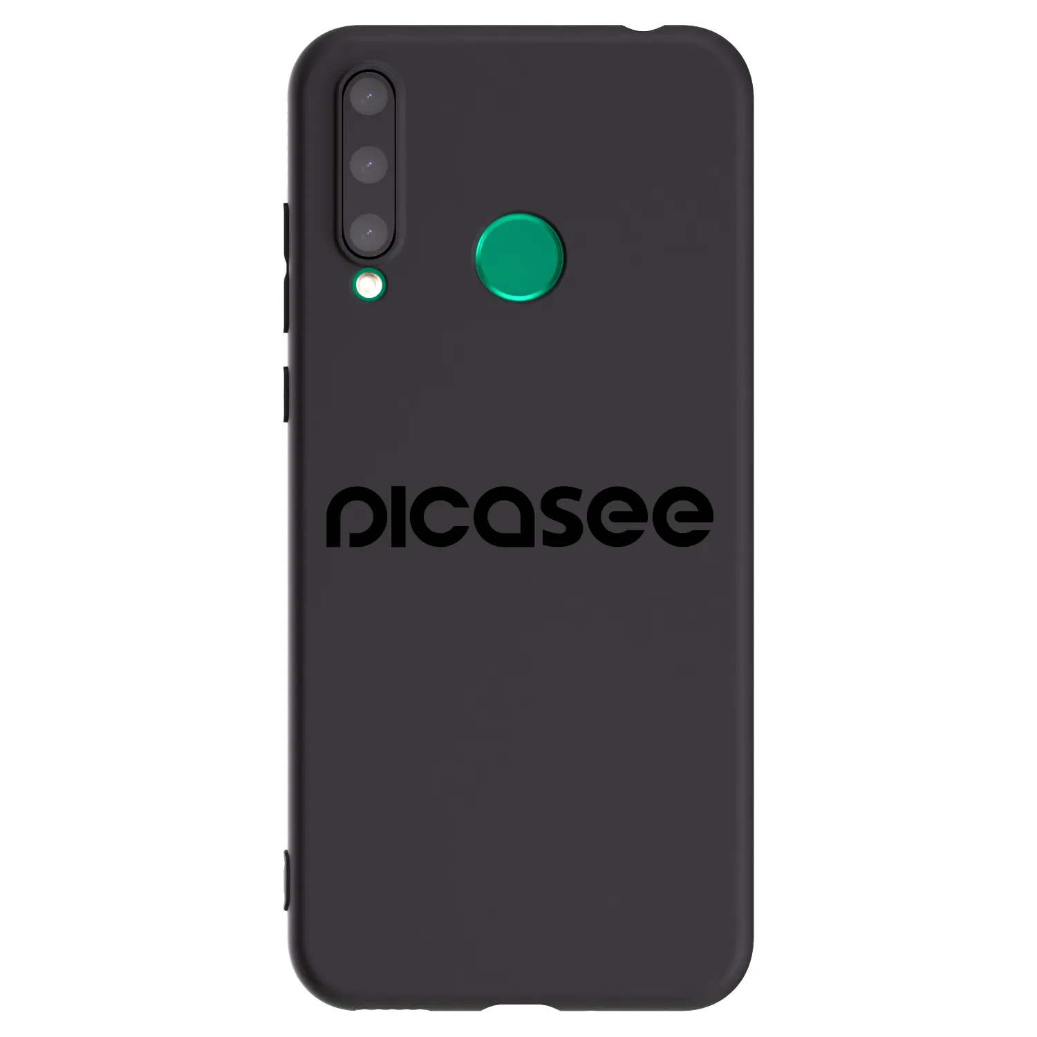 Picasee silikonski črni ovitek za Honor 20 Lite - Picasee - new logo - black