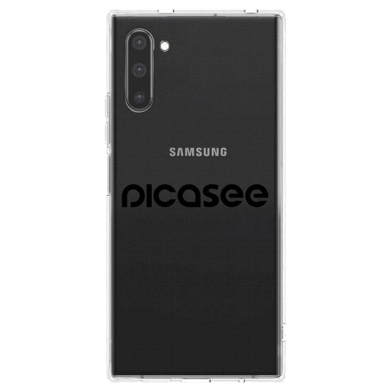 Picasee silikonski prozorni ovitek za Samsung Galaxy Note 10 N970F - Picasee - new logo - black