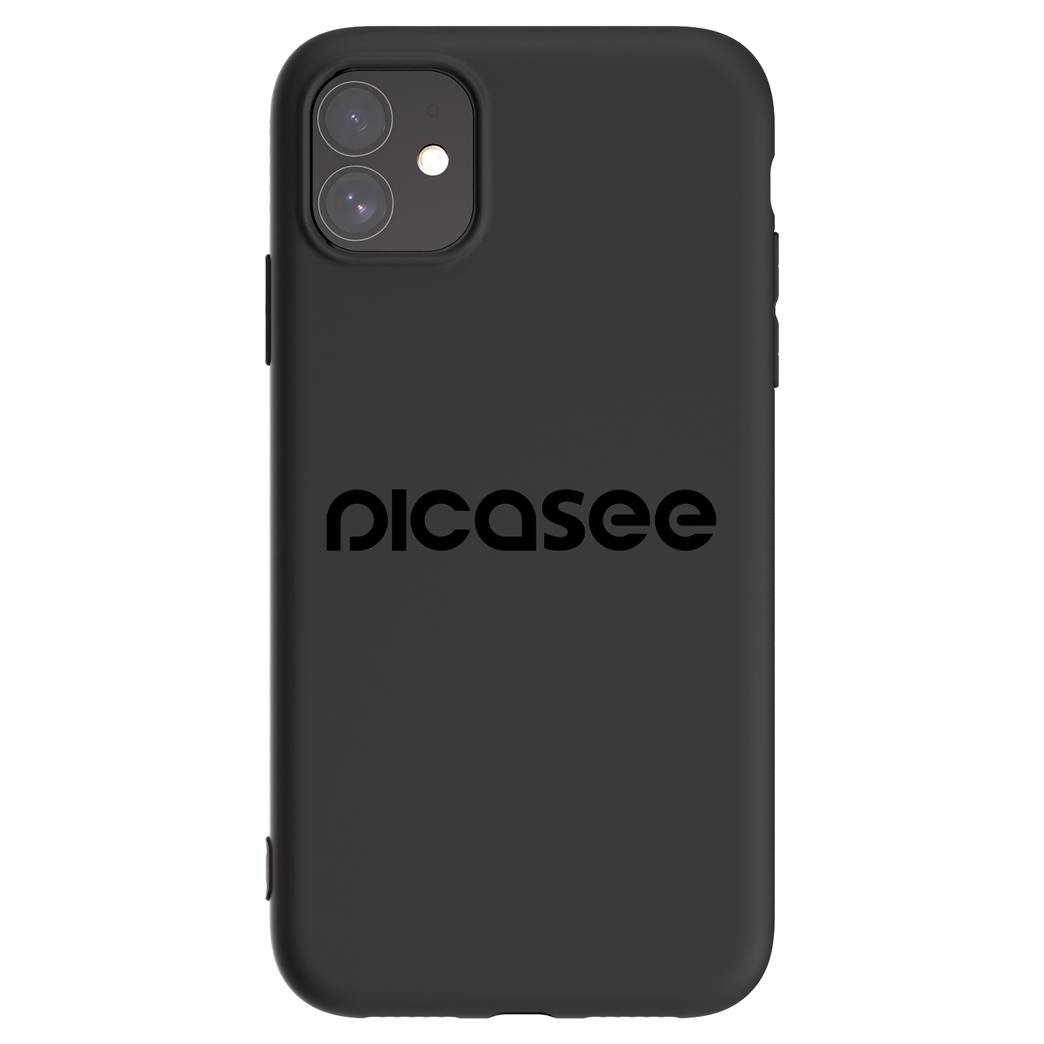Picasee silikonski črni ovitek za Apple iPhone 11 - Picasee - new logo - black