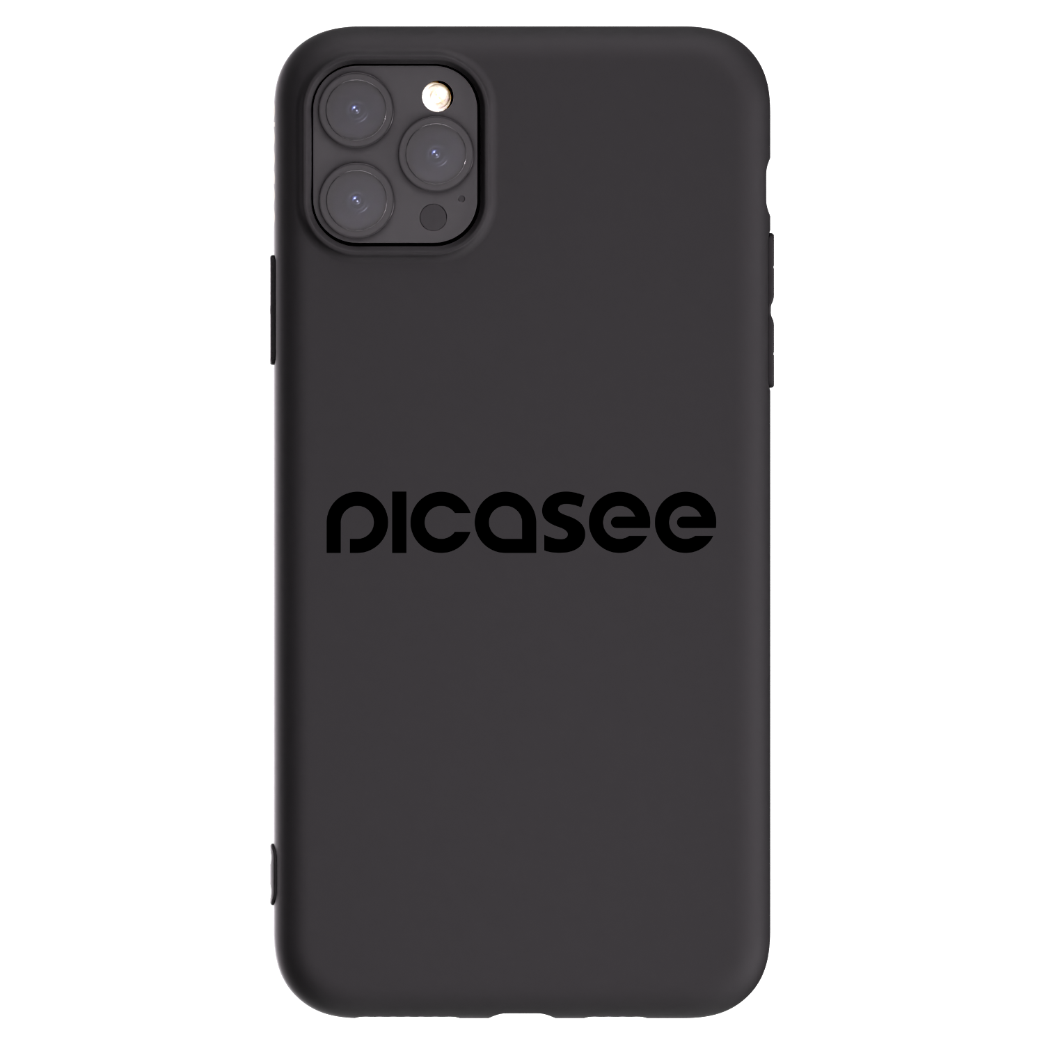Picasee silikonski črni ovitek za Apple iPhone 11 Pro Max - Picasee - new logo - black