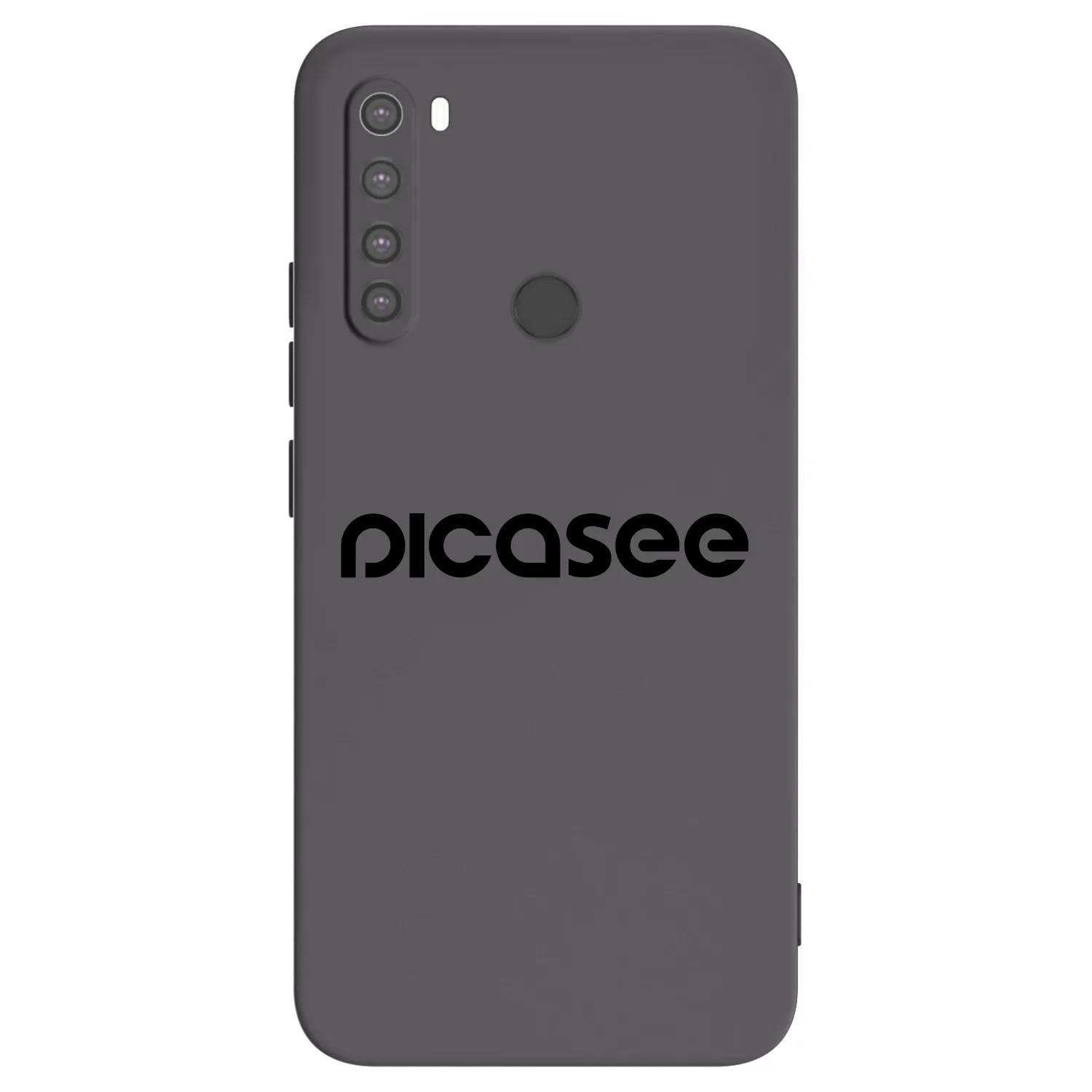 Picasee silikonski črni ovitek za Xiaomi Redmi Note 8 - Picasee - new logo - black