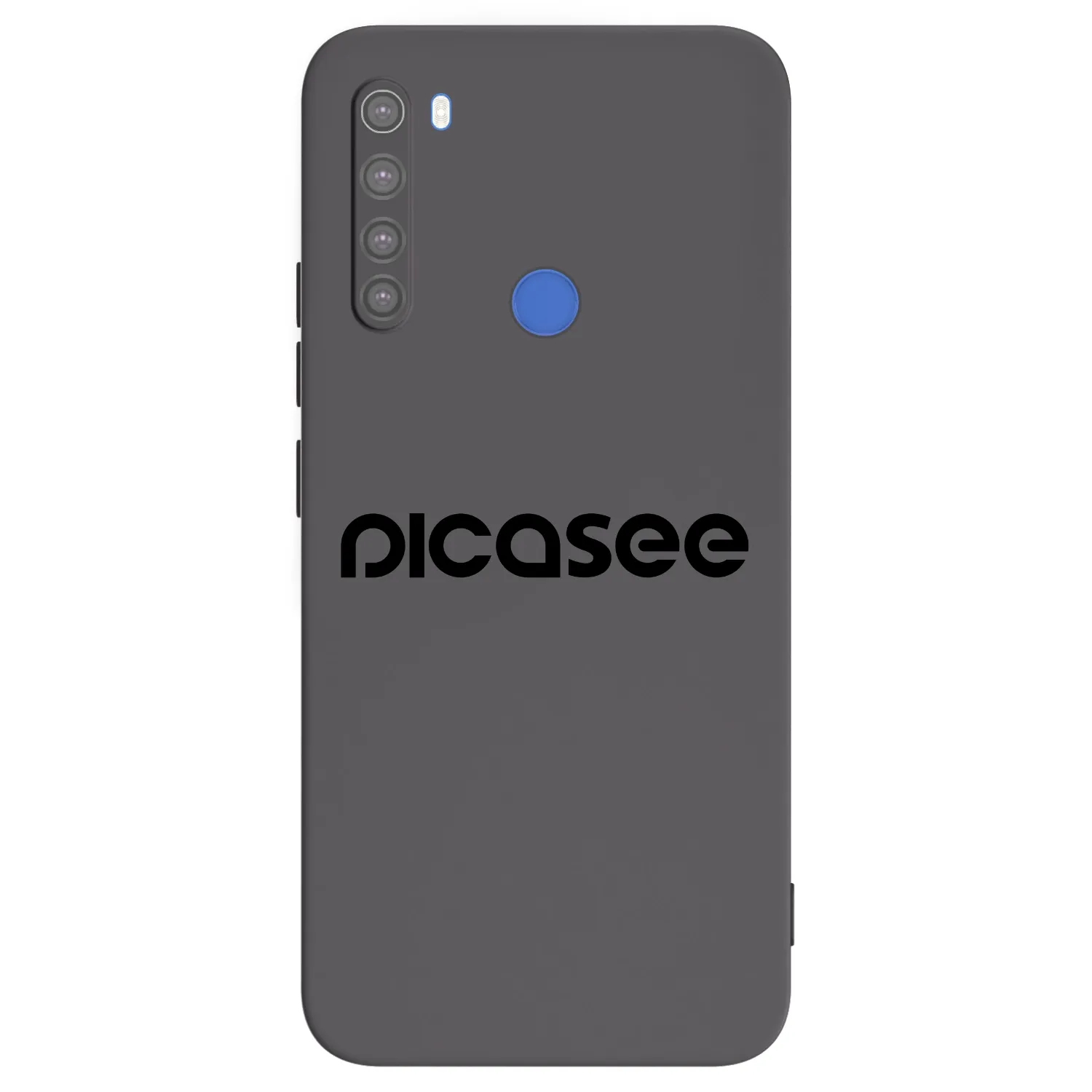 Picasee silikonski črni ovitek za Xiaomi Redmi Note 8T - Picasee - new logo - black
