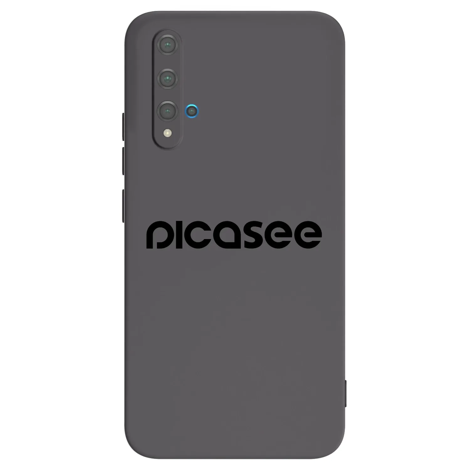 Picasee silikonski črni ovitek za Huawei Nova 5T - Picasee - new logo - black